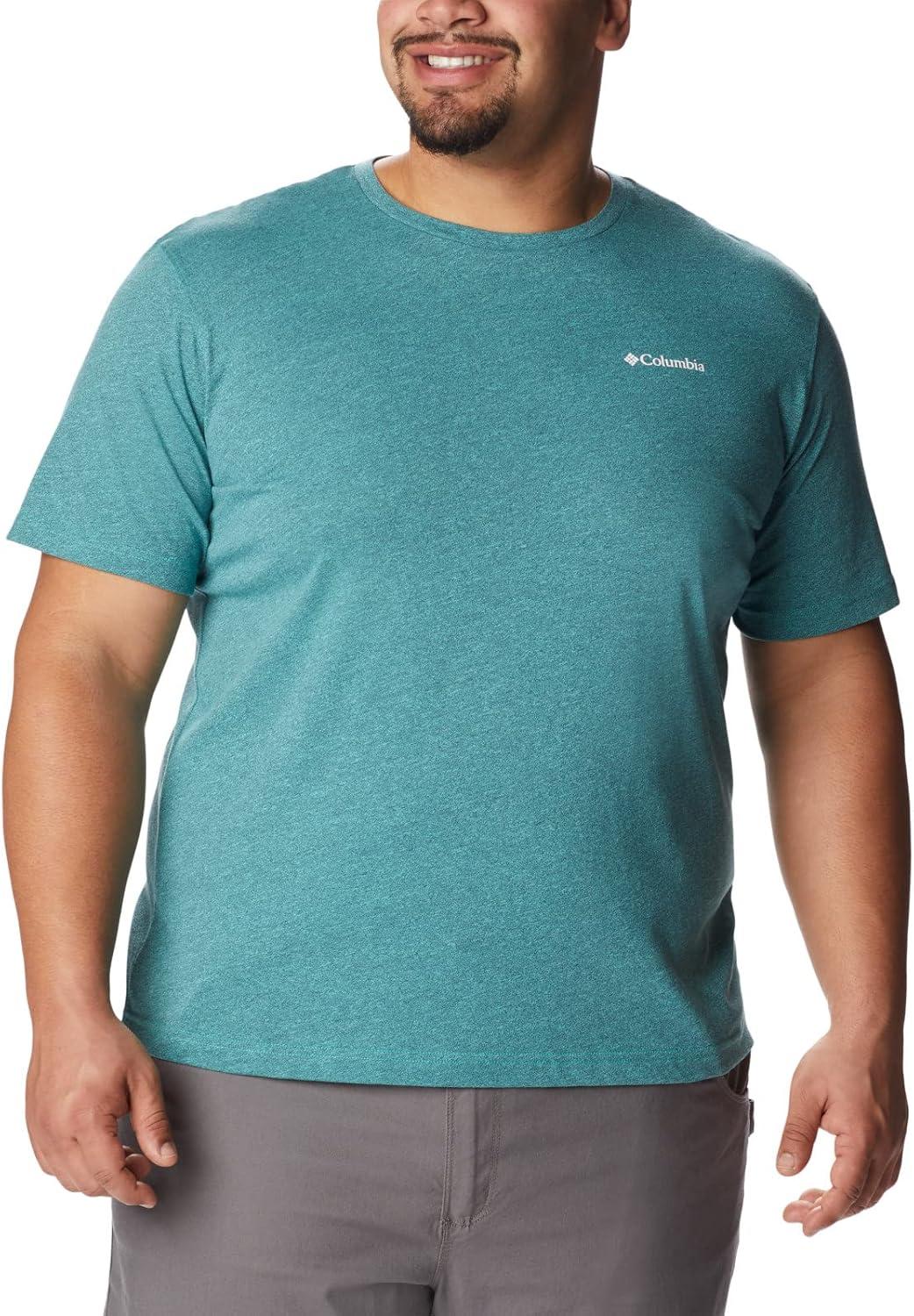 imageColumbia Mens Thistletown Hills Short SleeveElectric TurquoiseCollegiate Navy