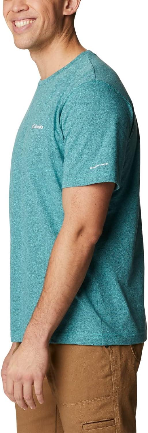 imageColumbia Mens Thistletown Hills Short SleeveElectric TurquoiseCollegiate Navy