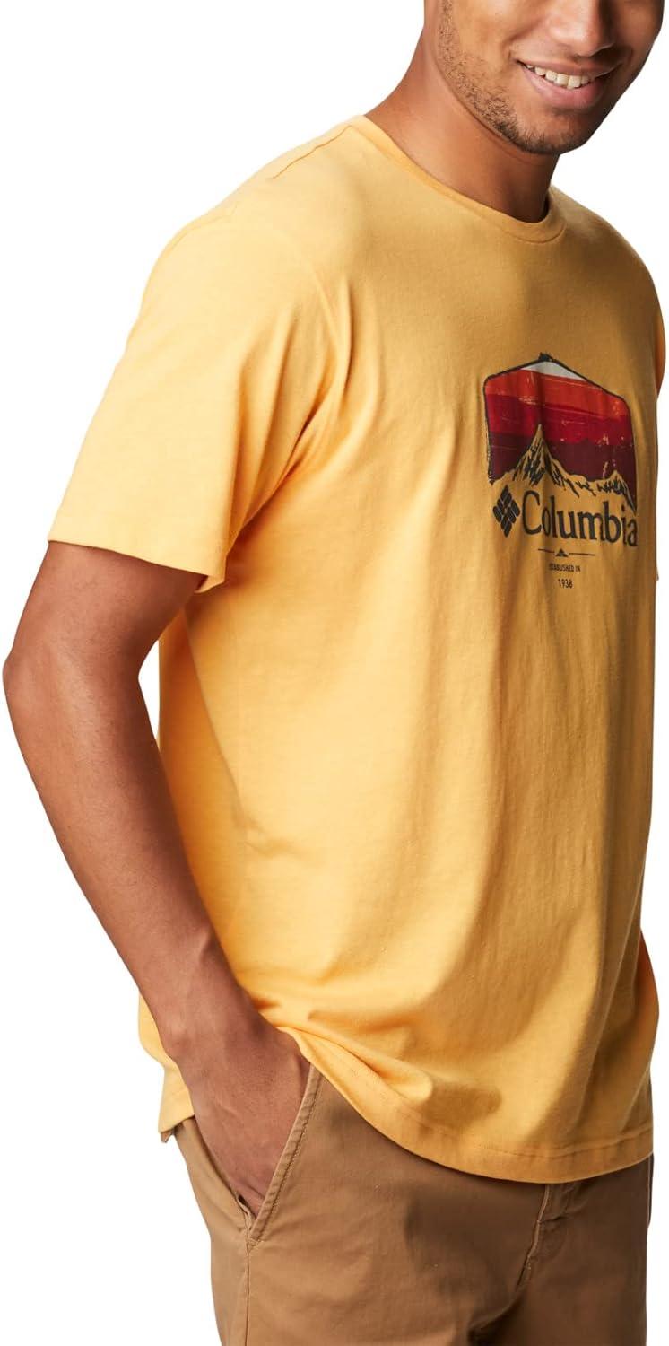 imageColumbia Mens Thistletown Hills Short SleeveMango HeatherHikers Graphic