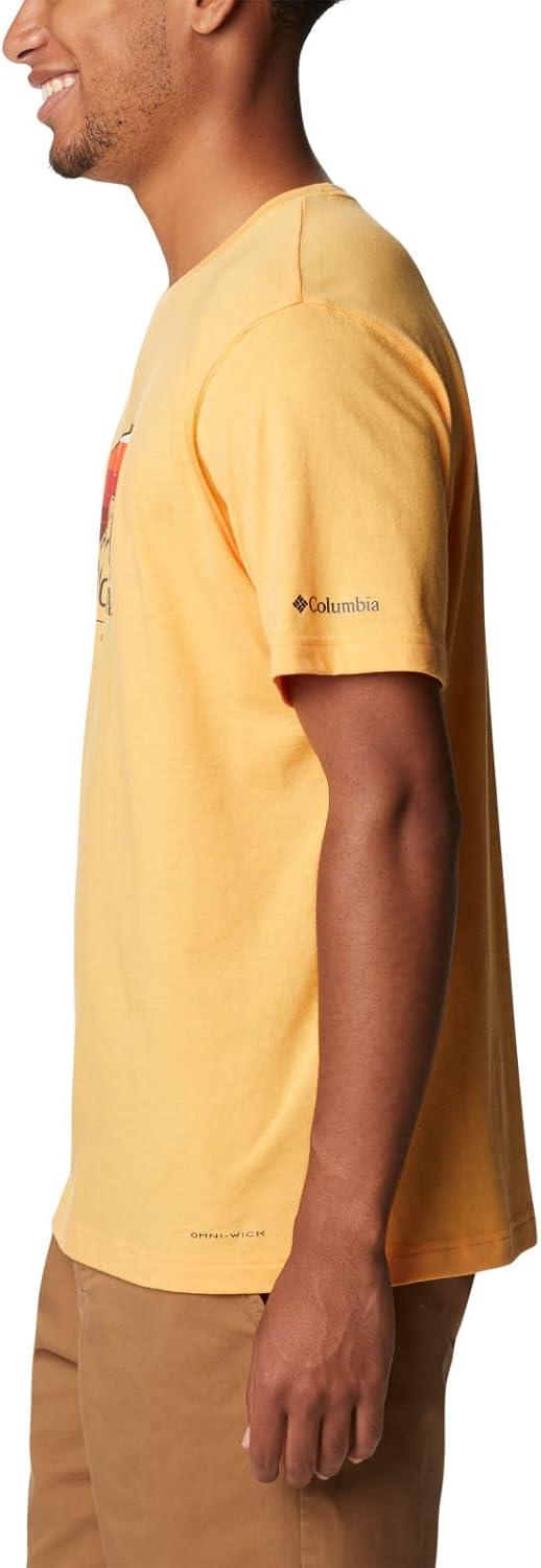 imageColumbia Mens Thistletown Hills Short SleeveMango HeatherHikers Graphic