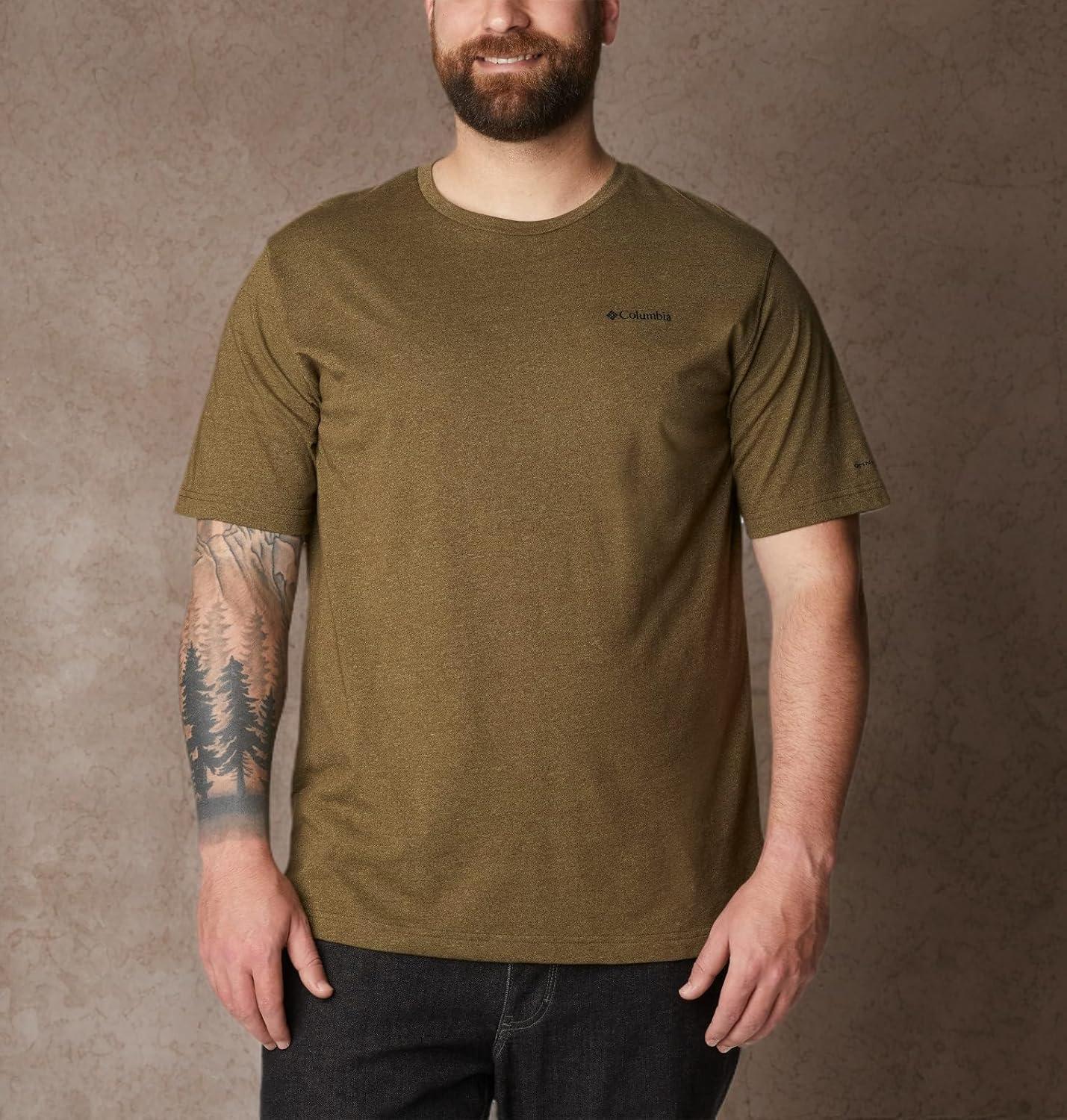 imageColumbia Mens Thistletown Hills Short SleeveOlive Green Heather