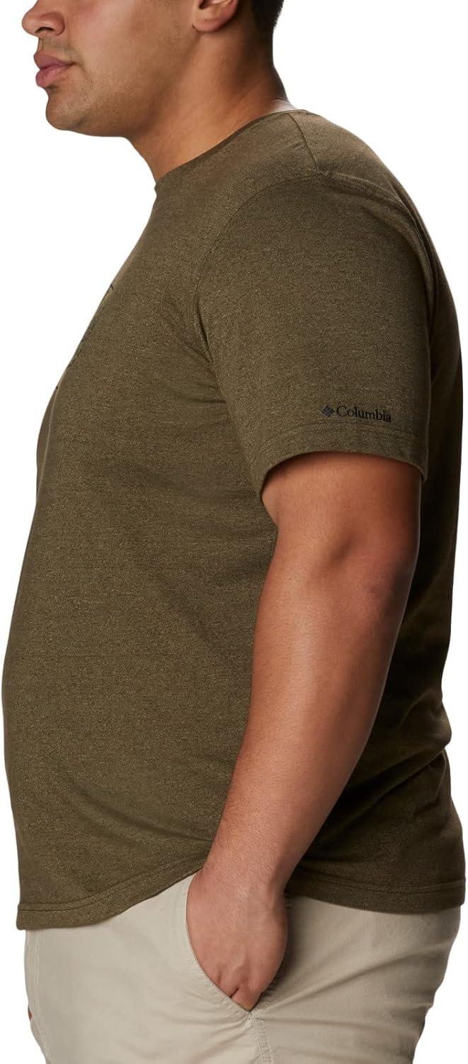imageColumbia Mens Thistletown Hills Short SleeveOlive Green HeatherWanderland Graphic