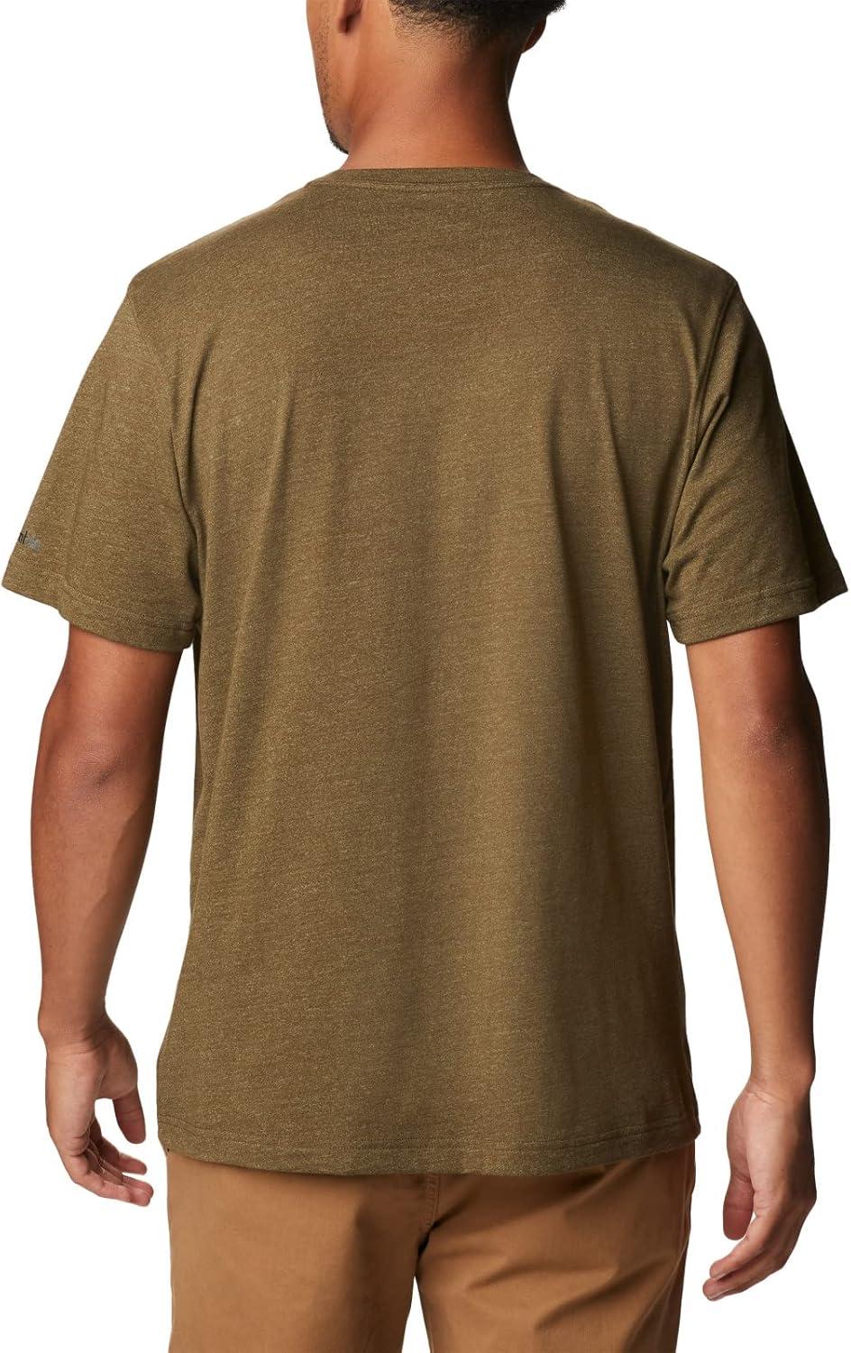 imageColumbia Mens Thistletown Hills Short SleeveOlive Green HeatherWanderland Graphic