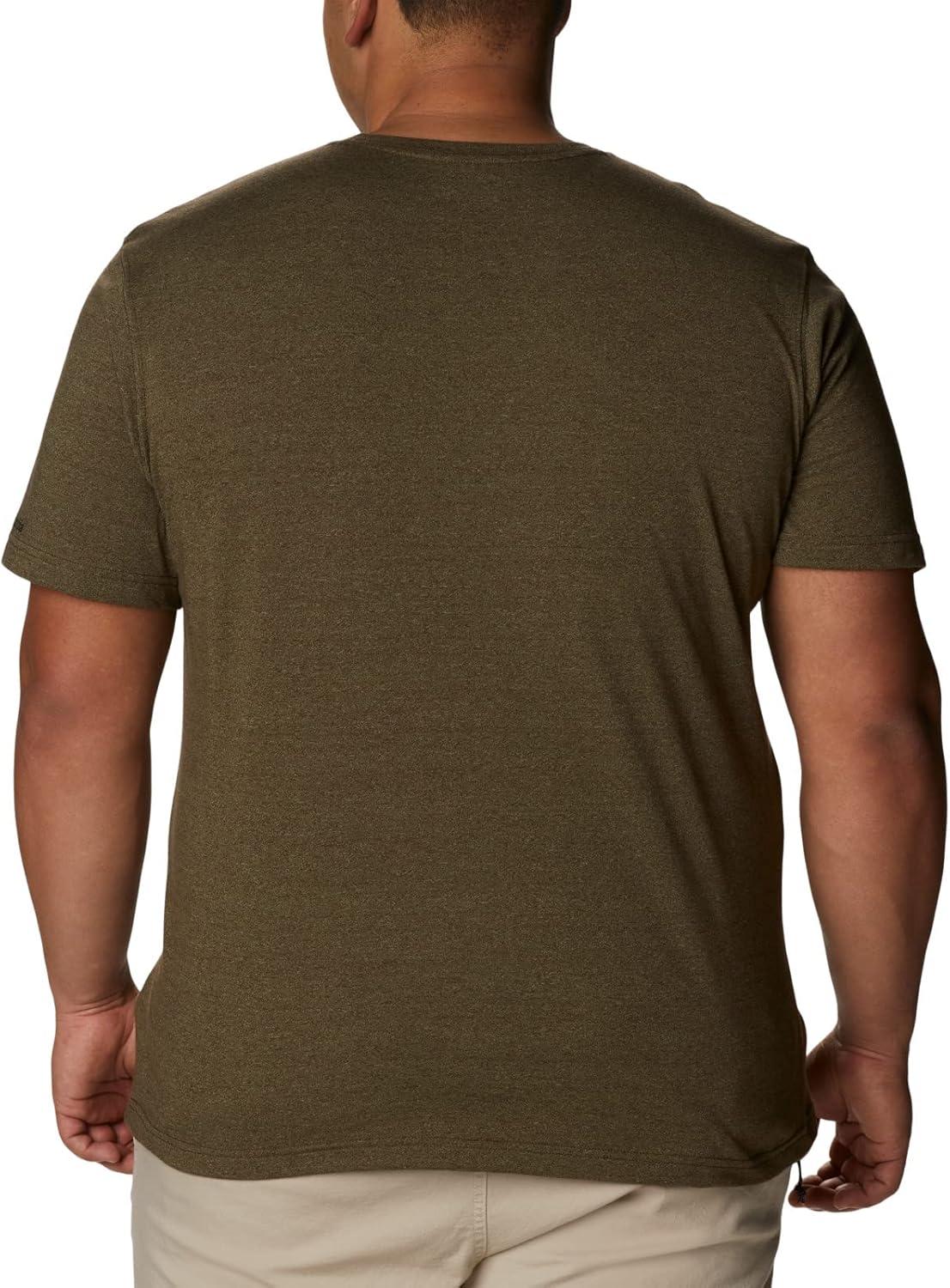 imageColumbia Mens Thistletown Hills Short SleeveOlive Green HeatherWanderland Graphic