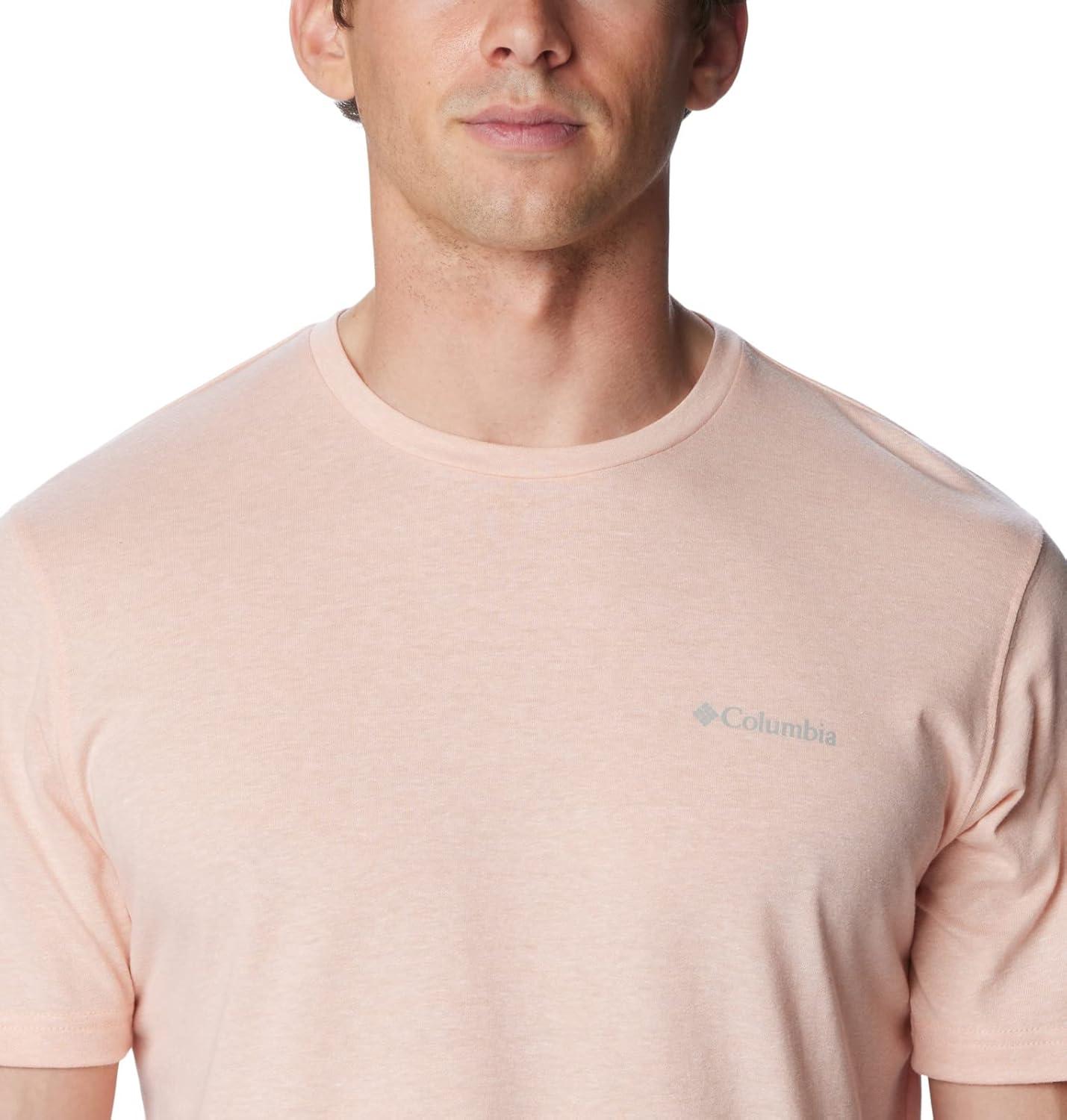 imageColumbia Mens Thistletown Hills Short SleevePeach Blossom Heather