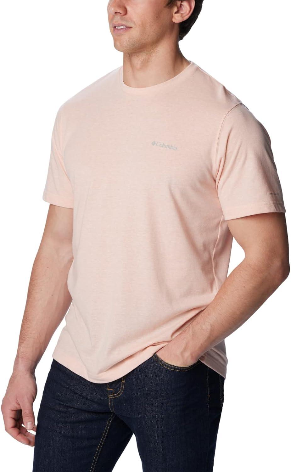 imageColumbia Mens Thistletown Hills Short SleevePeach Blossom Heather