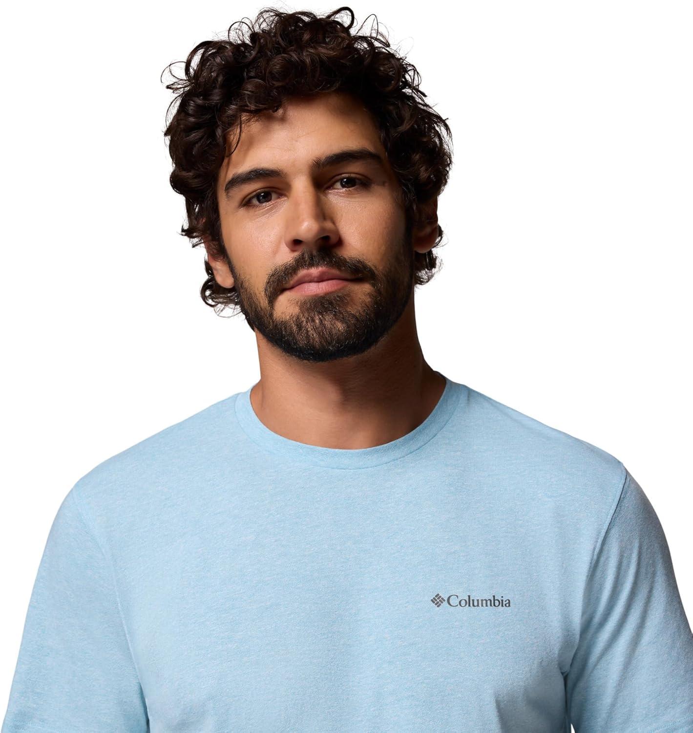 imageColumbia Mens Thistletown Hills Short SleeveVintage Blue Heather