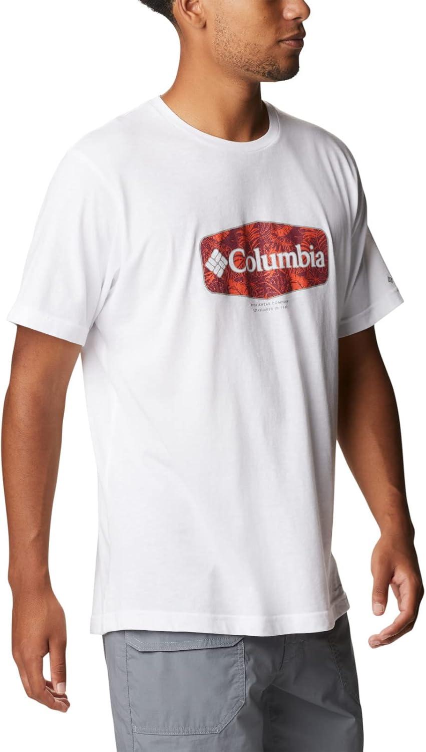 imageColumbia Mens Thistletown Hills Short SleeveWhiteWanderland Graphic