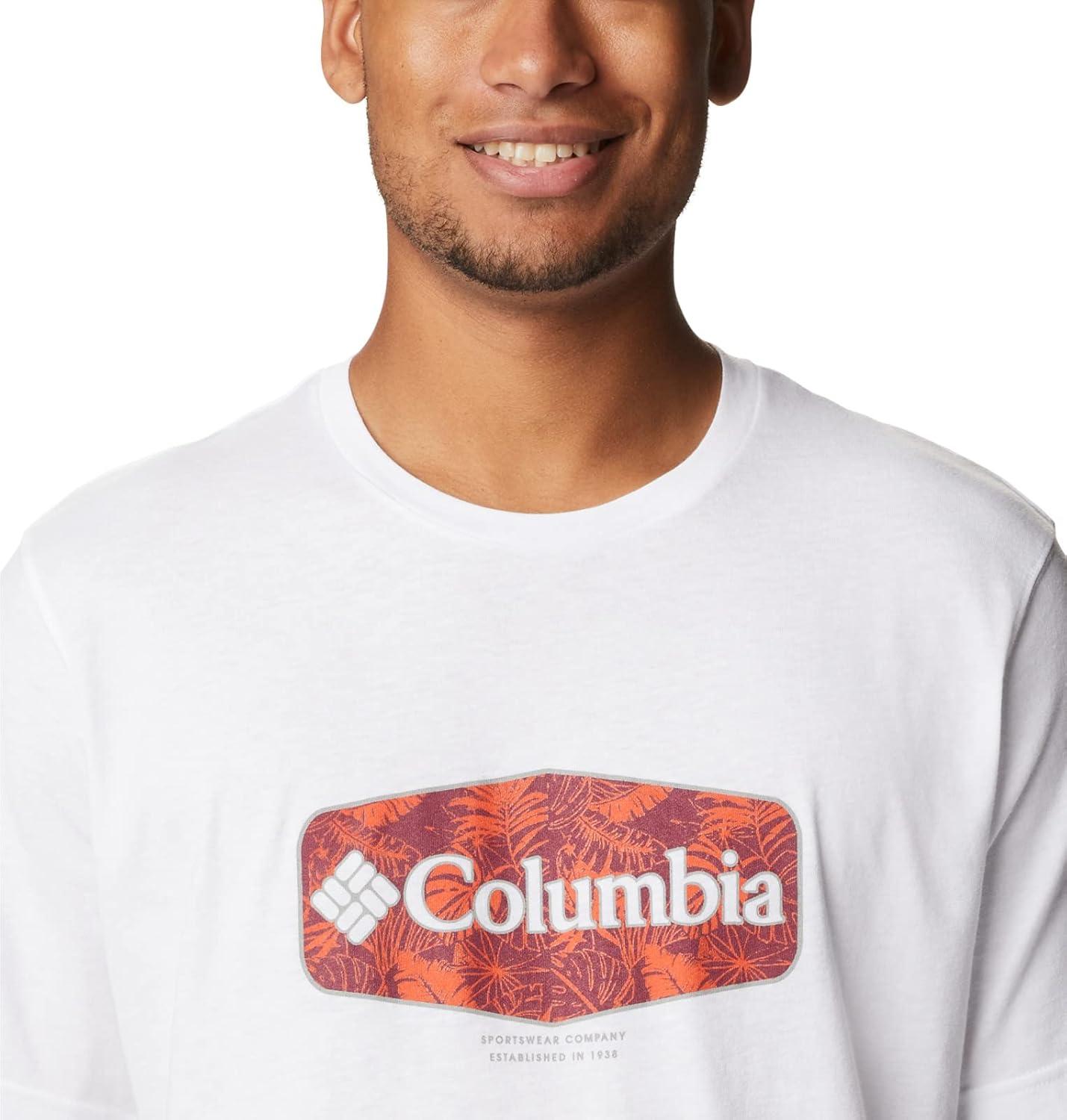 imageColumbia Mens Thistletown Hills Short SleeveWhiteWanderland Graphic