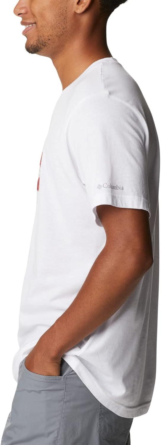 imageColumbia Mens Thistletown Hills Short SleeveWhiteWanderland Graphic