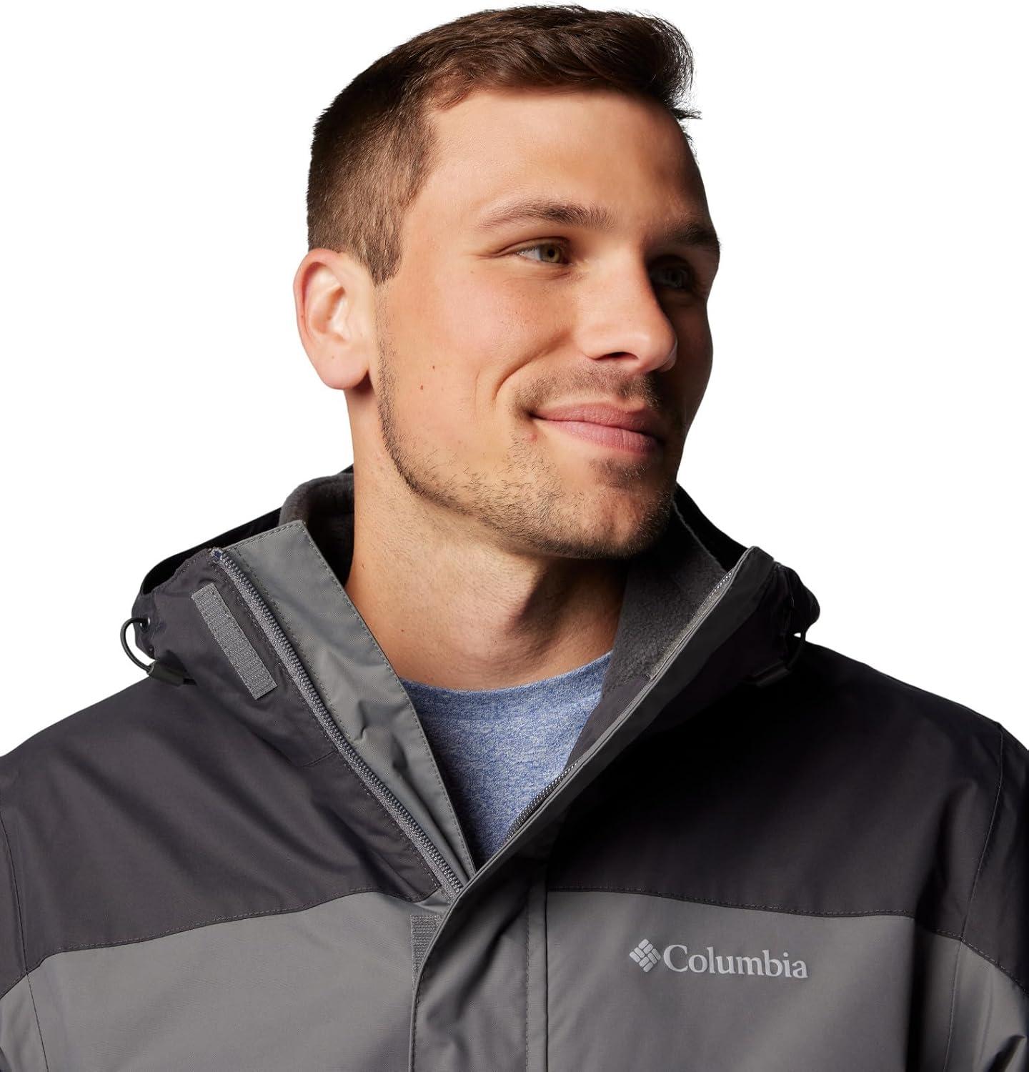 imageColumbia Mens Tunnel Falls II Interchange JacketCity GreyShark