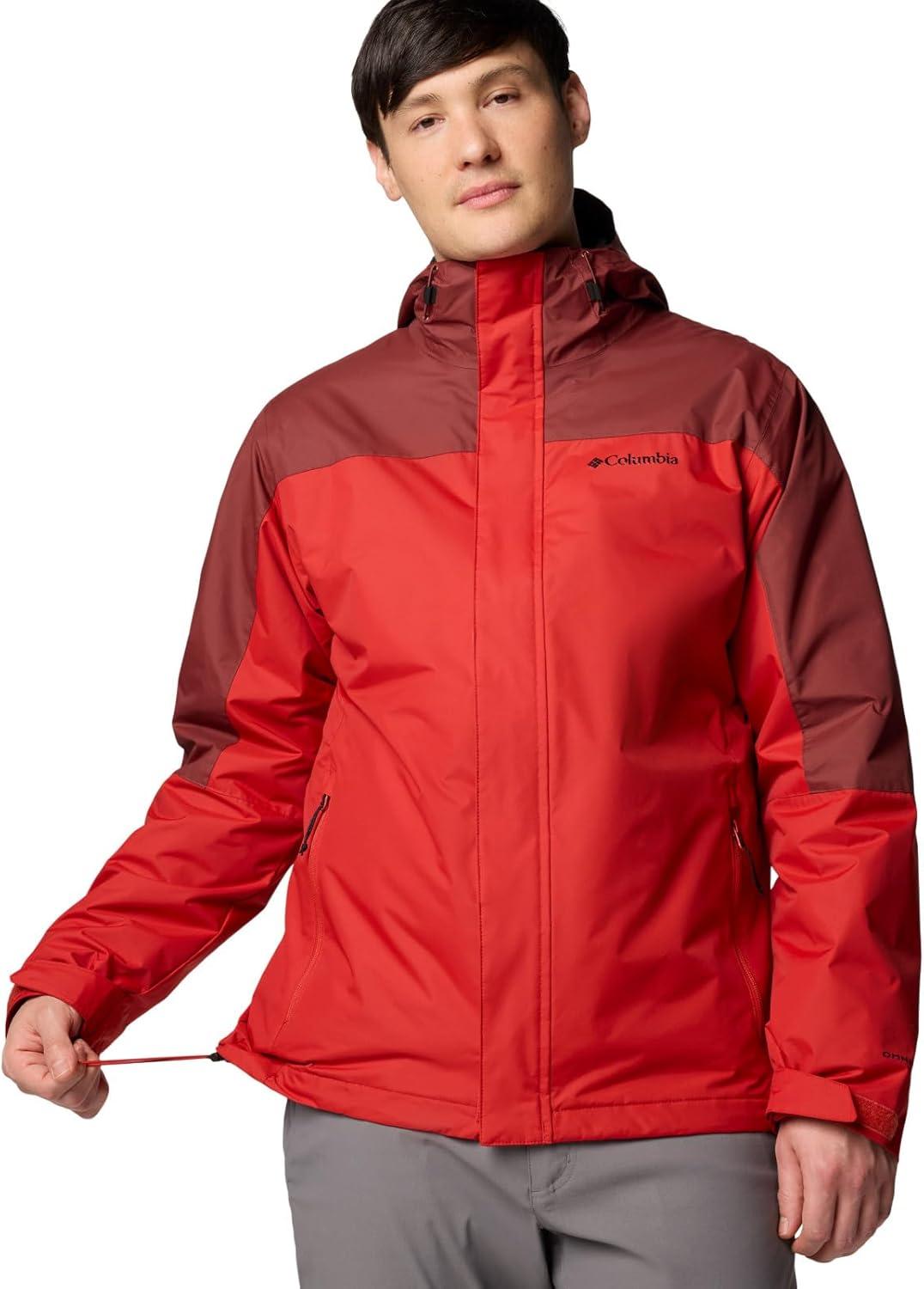 imageColumbia Mens Tunnel Falls II Interchange JacketSail RedSpice