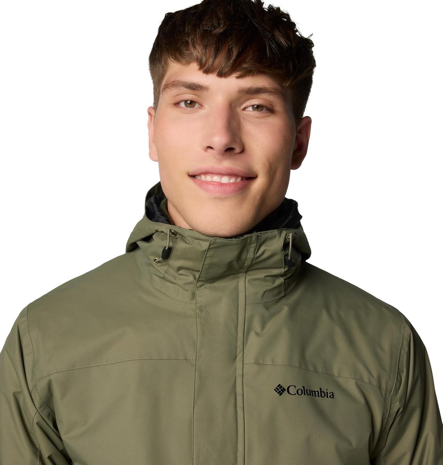 imageColumbia Mens Tunnel Falls II Interchange JacketStone Green
