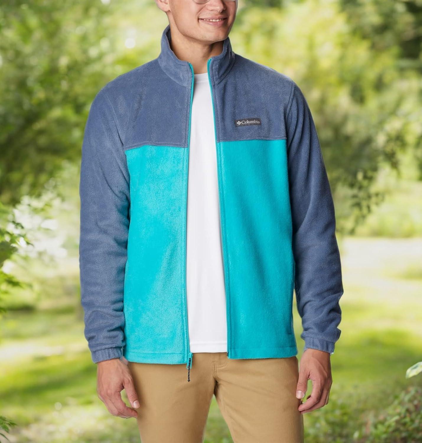 imageColumbia Steens Mountain 20 Full Zip Fleece JacketDark MountainBright Aqua
