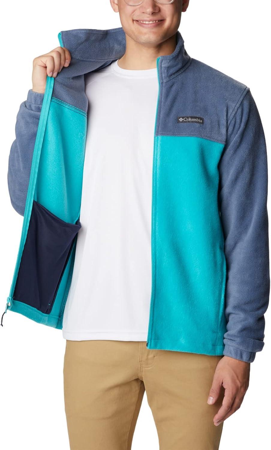 imageColumbia Steens Mountain 20 Full Zip Fleece JacketDark MountainBright Aqua