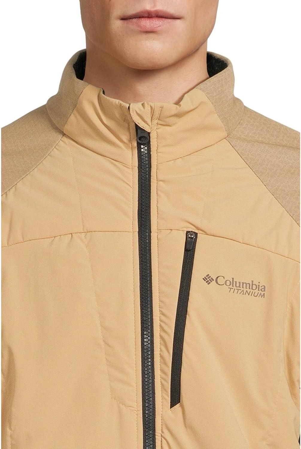 imageColumbia mens Arctic Crest Hybrid Full ZipCanoeBlack