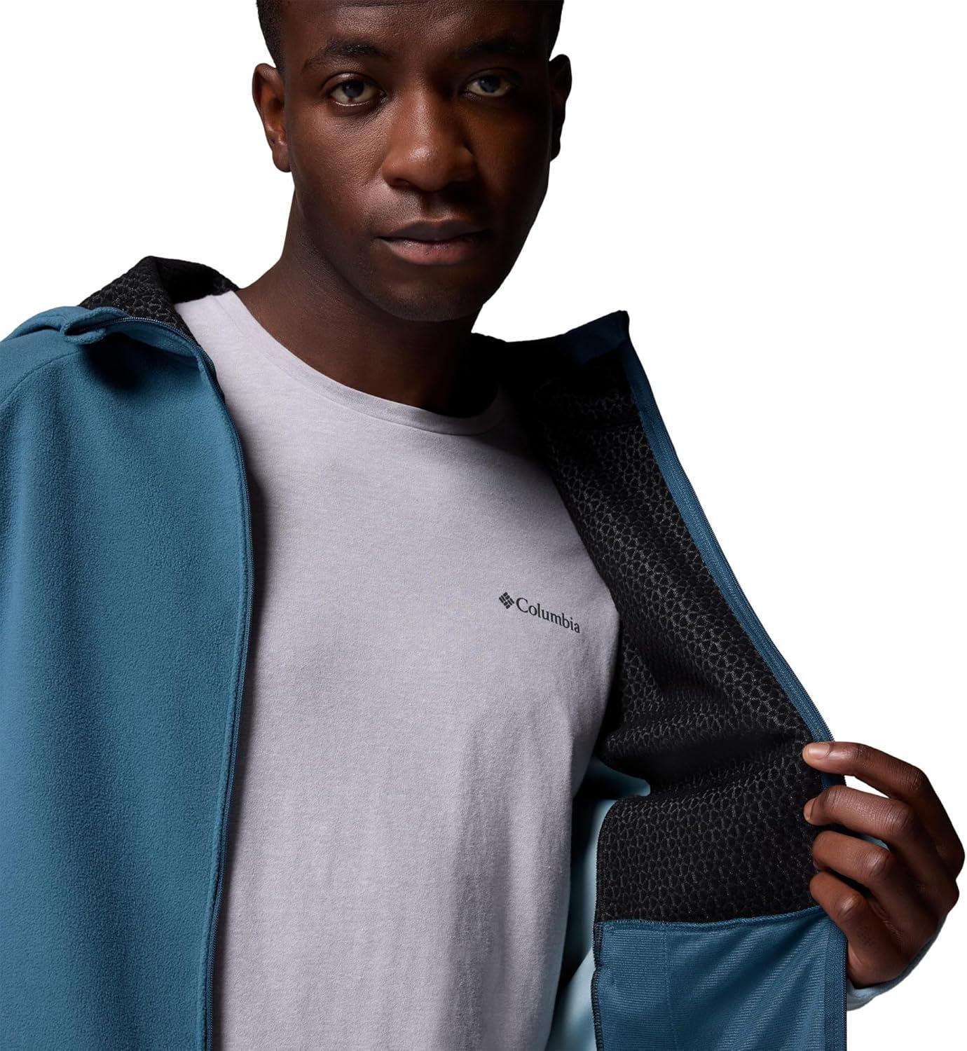imageColumbia mens Arctic Peak Hooded Full ZipEverblueCrushed Blue