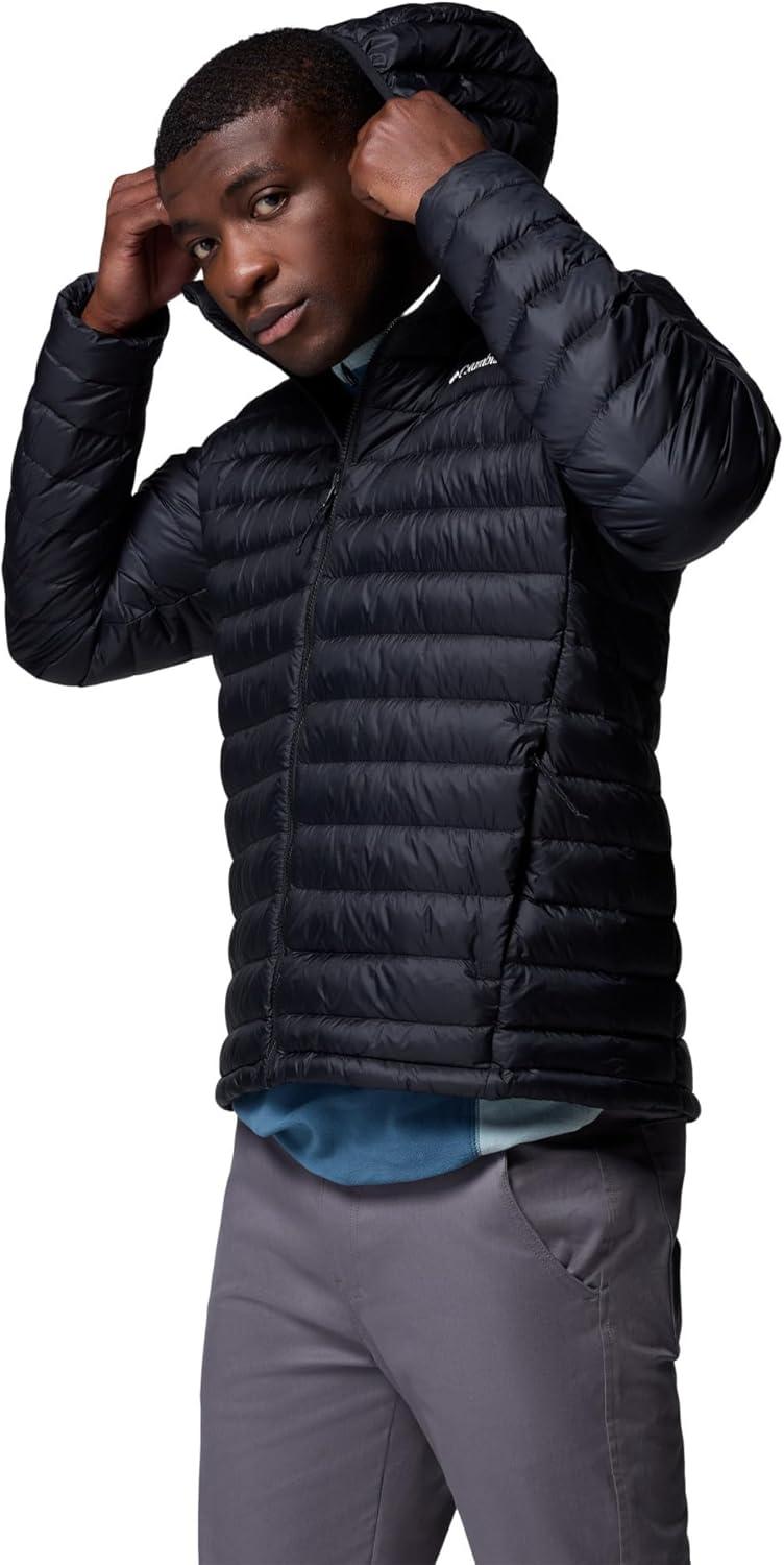 imageColumbia mens Corelite Down Hooded JacketBlack