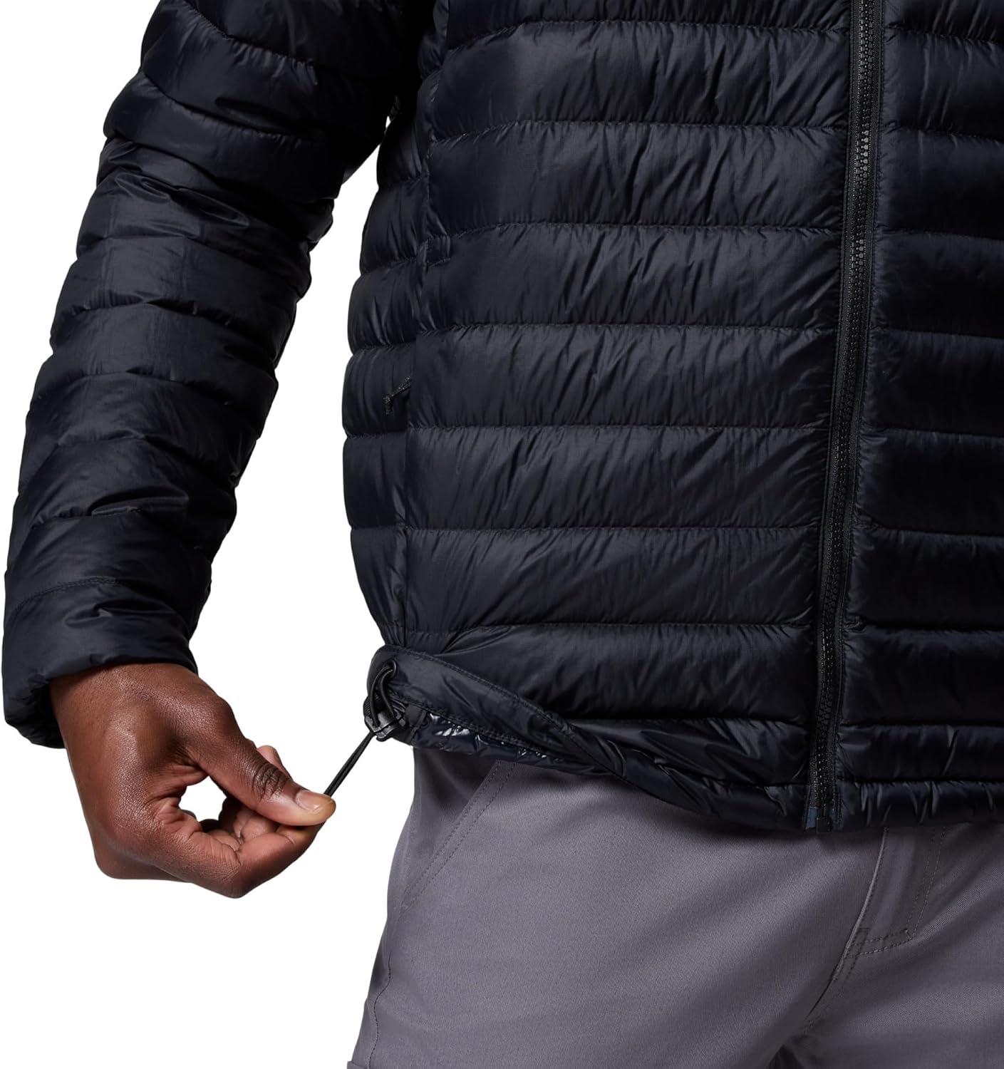 imageColumbia mens Corelite Down Hooded JacketBlack