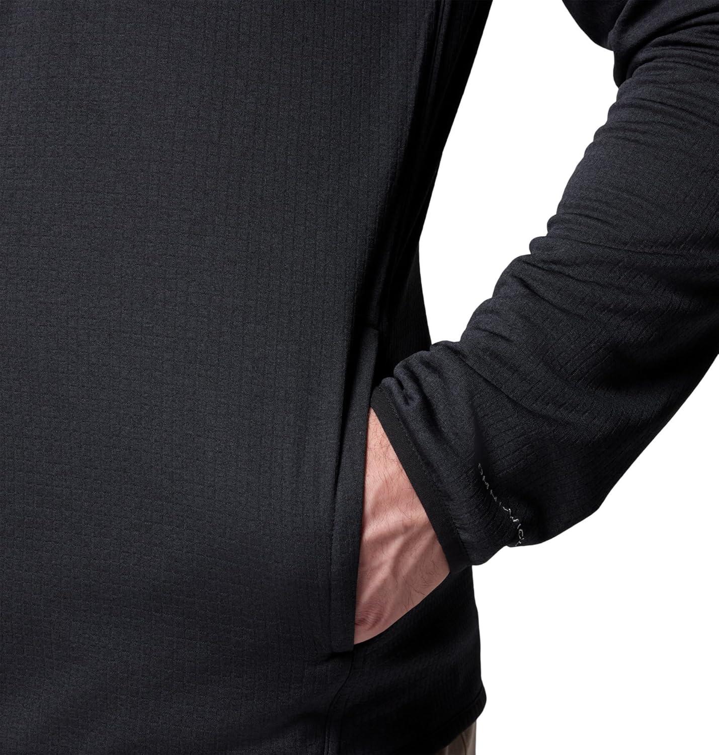 imageColumbia mens Essential Hike Grid Fleece Full ZipBlack