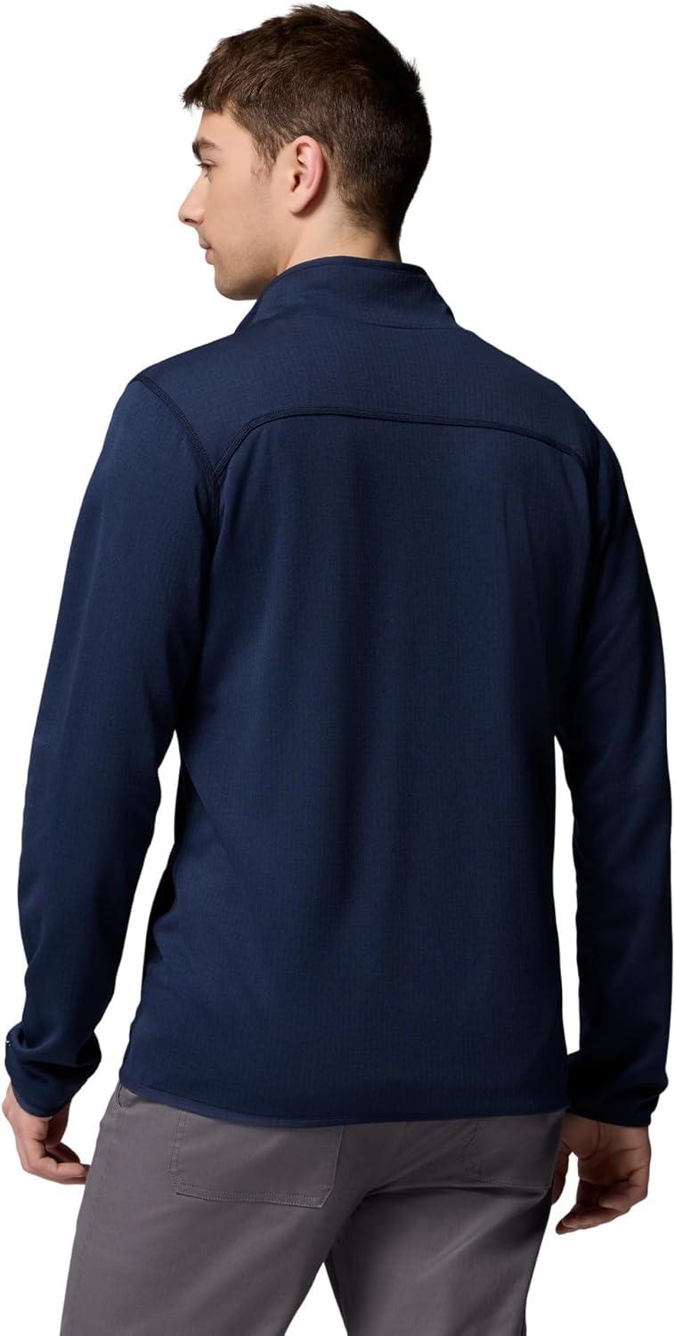imageColumbia mens Essential Hike Grid Fleece Full ZipCollegiate Navy