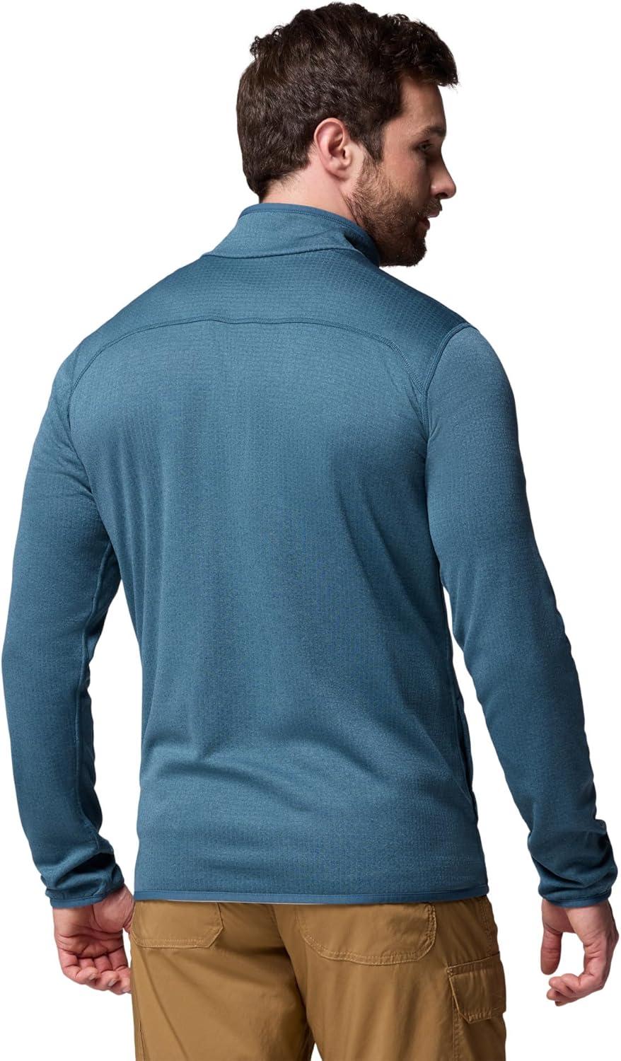 imageColumbia mens Essential Hike Grid Fleece Full ZipEverblue