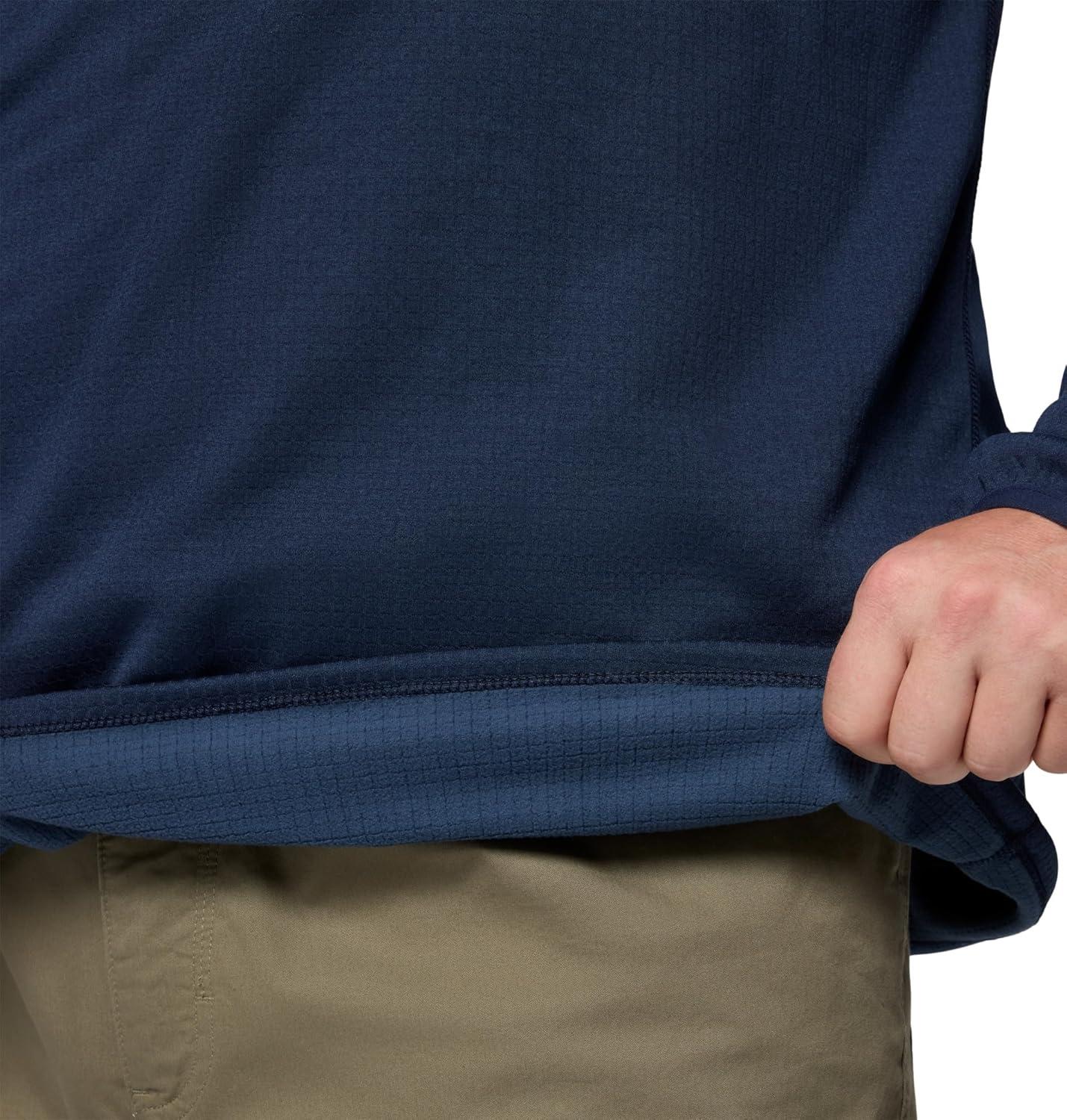 imageColumbia mens Essential Hike Grid Fleece Half ZipCollegiate Navy