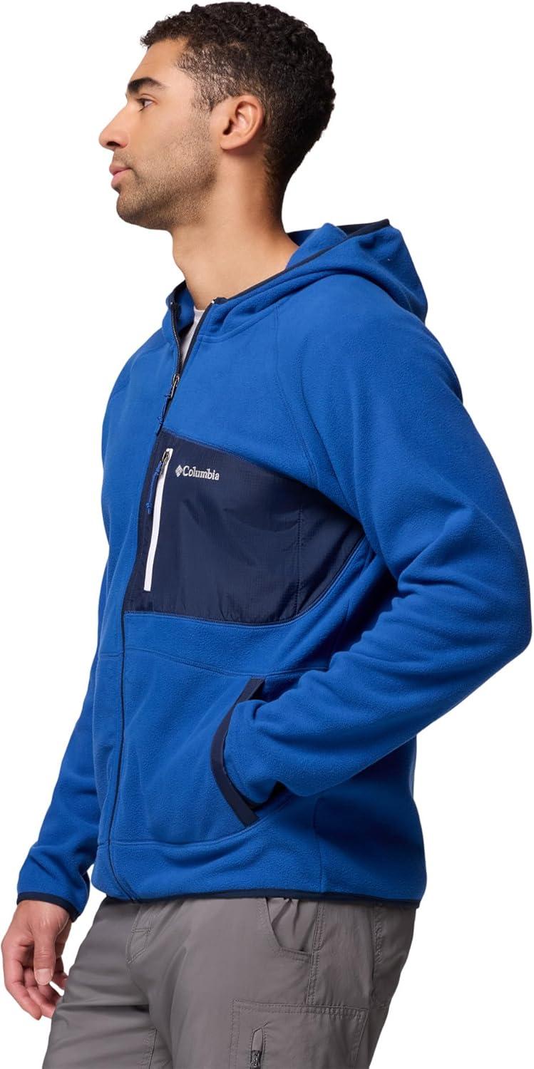 imageColumbia mens Fast Trek Overlay Hooded Full ZipMountain BlueCollegiate Navy