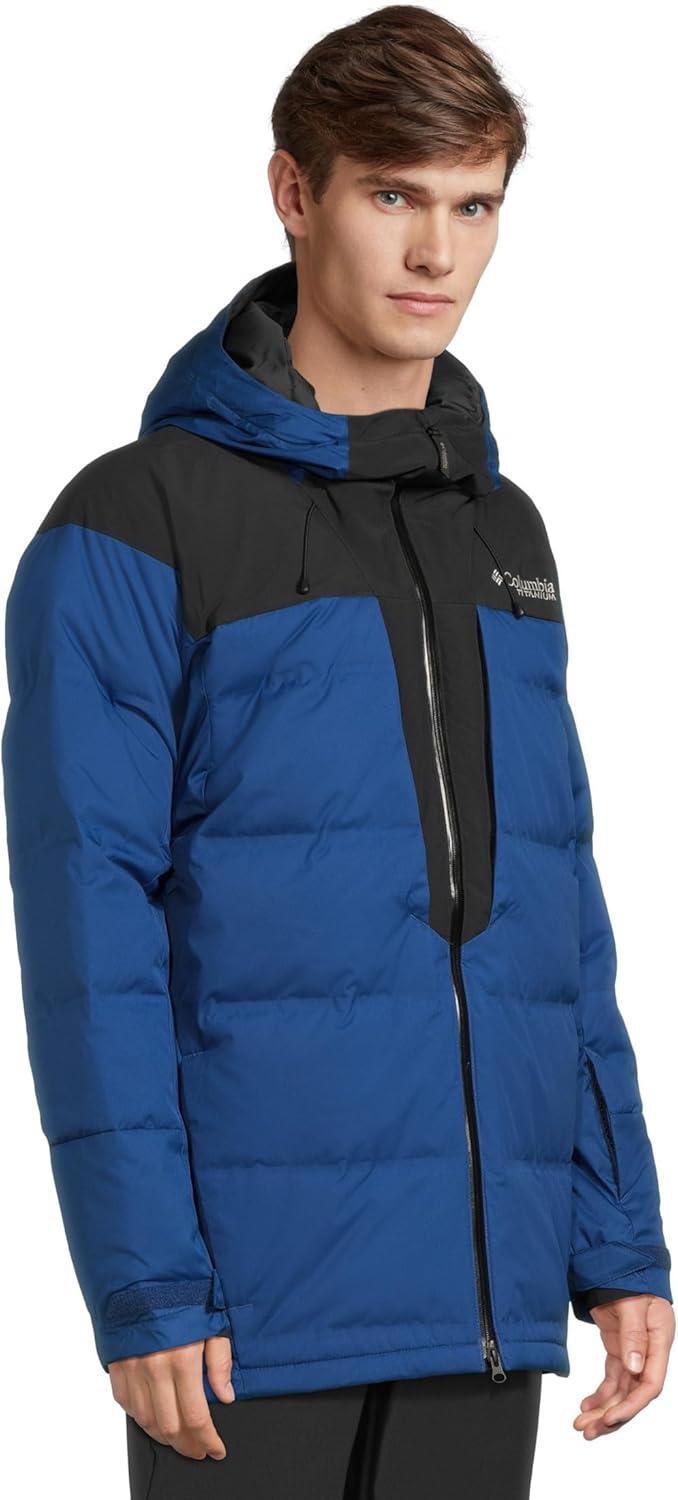 imageColumbia mens Glacier Ridge Down JacketMountain BlueBlack