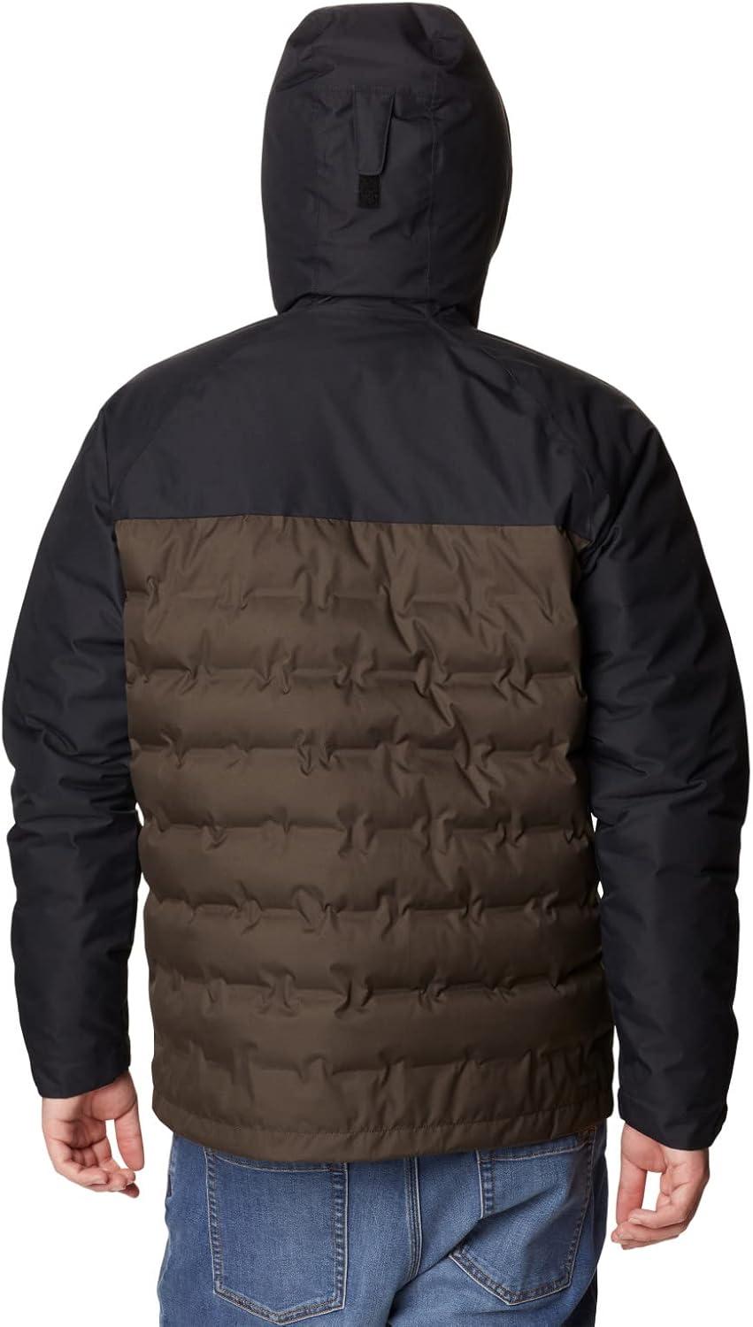 imageColumbia mens Grand Trek III Down Hooded JacketCordovanBlack