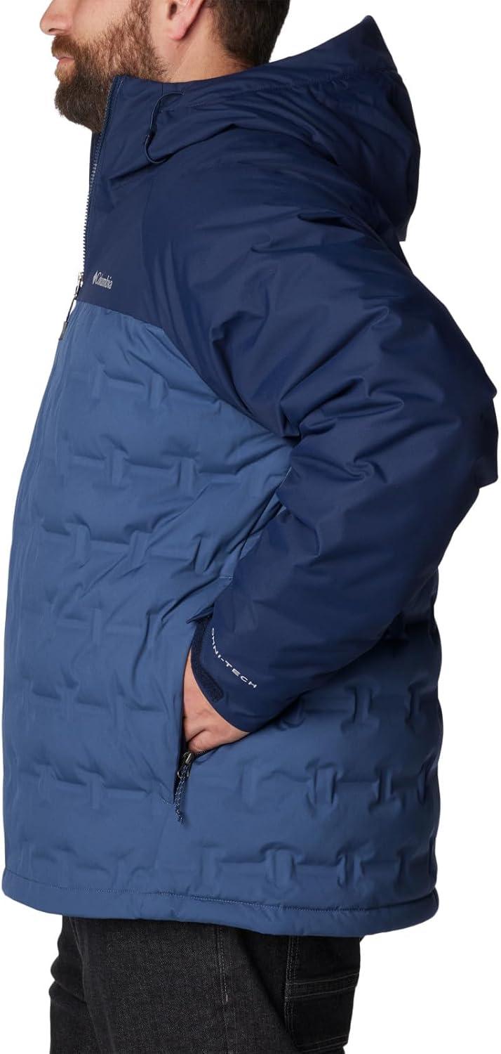 imageColumbia mens Grand Trek III Down Hooded JacketDark Mountain Collegiate Navy