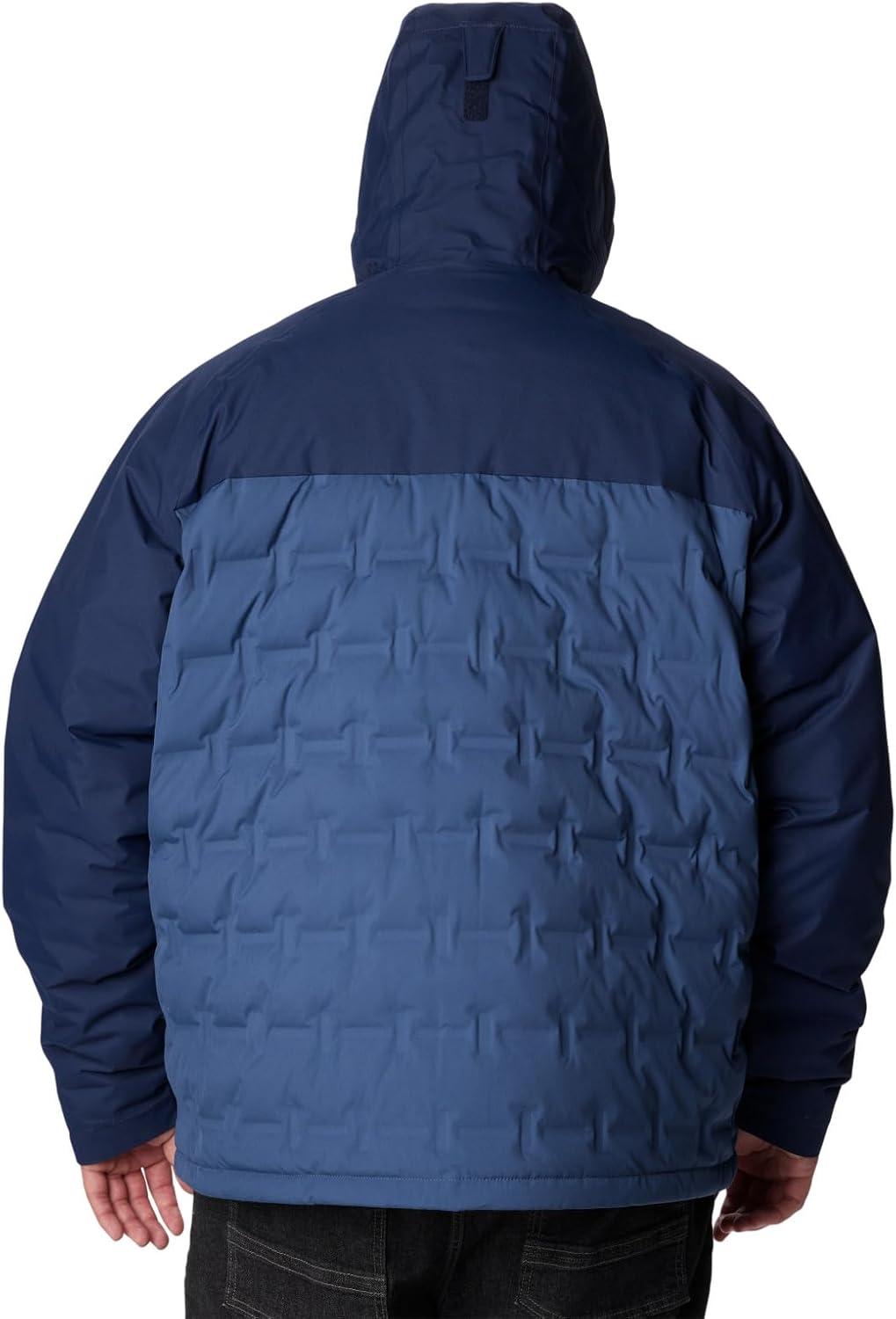 imageColumbia mens Grand Trek III Down Hooded JacketDark Mountain Collegiate Navy
