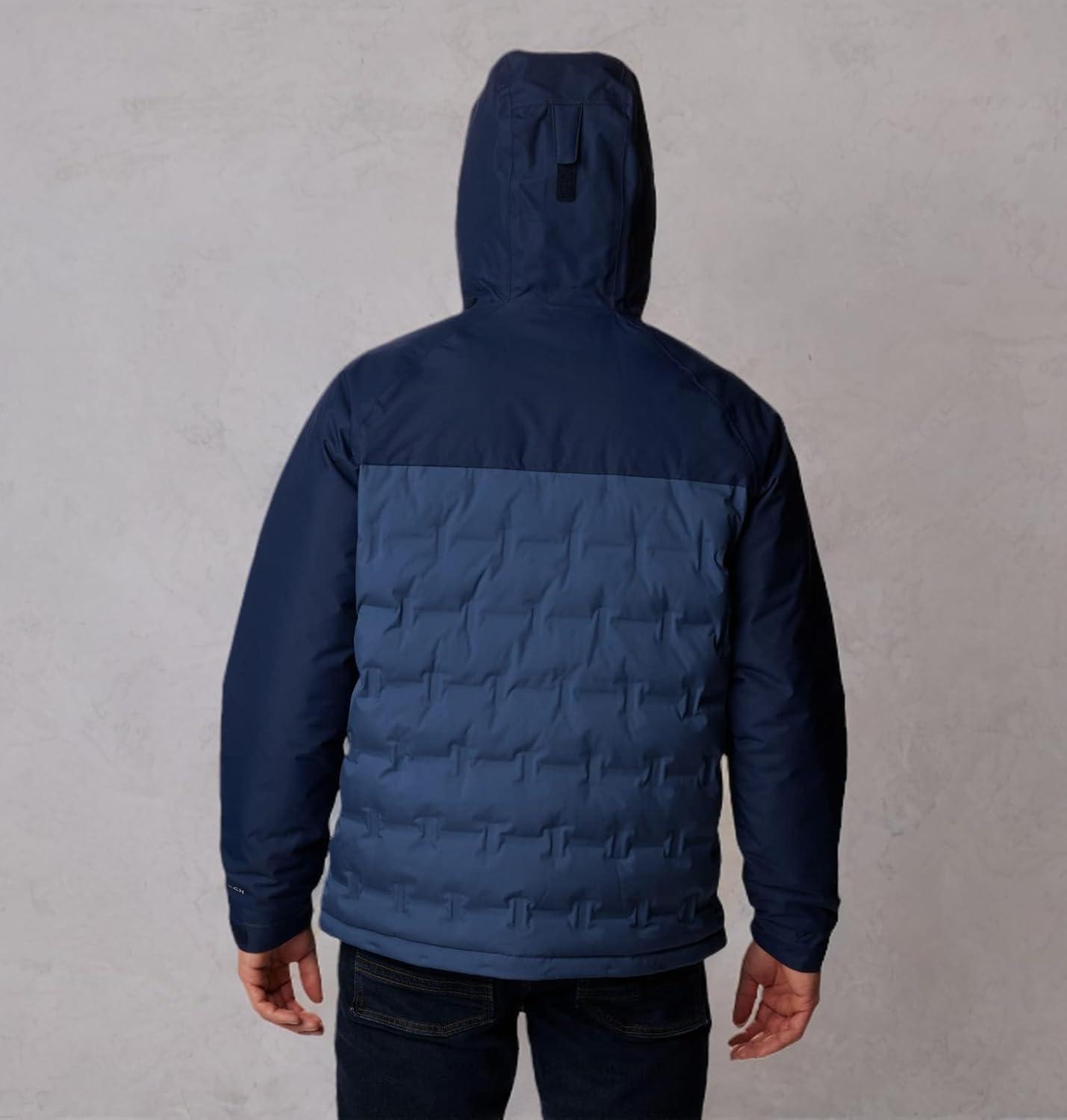 imageColumbia mens Grand Trek III Down Hooded JacketDark Mountain Collegiate Navy