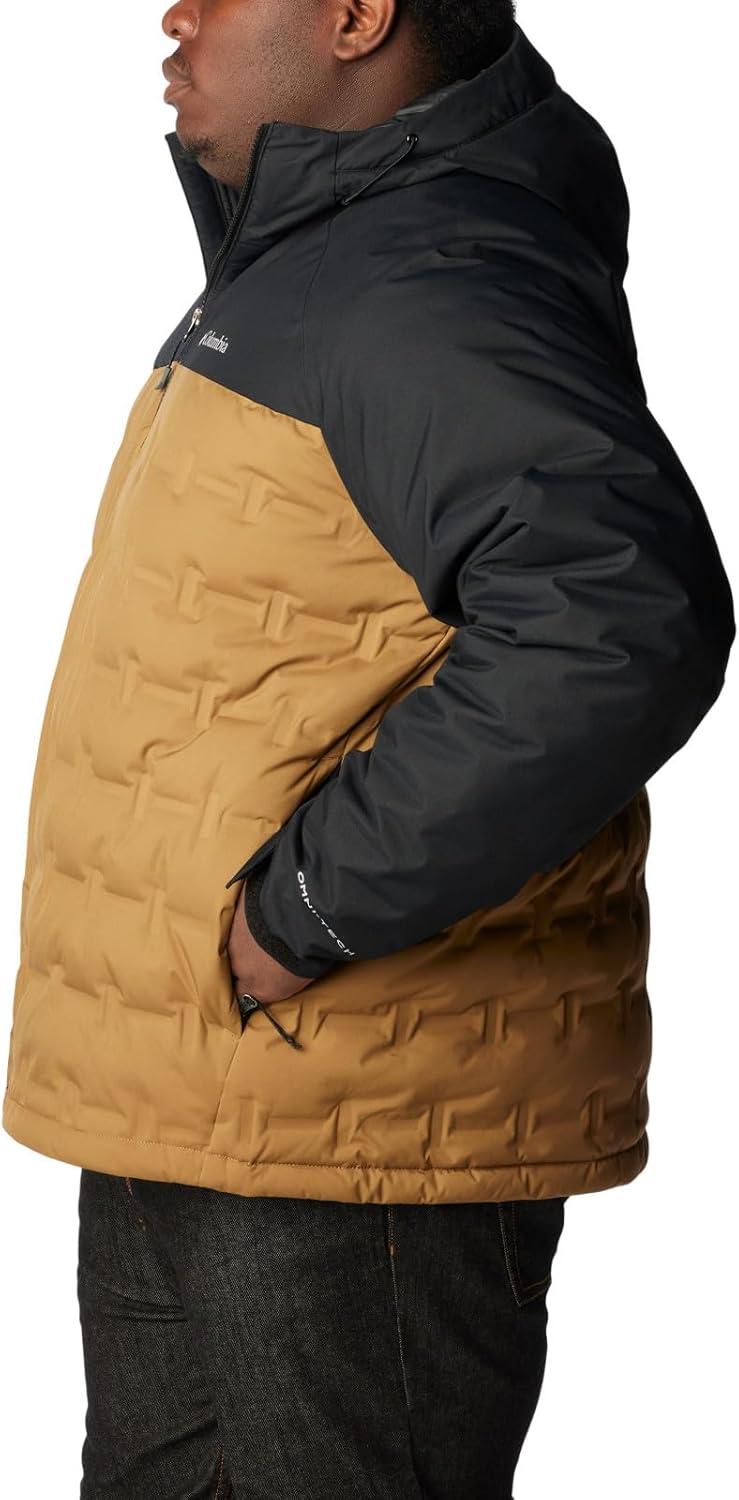 imageColumbia mens Grand Trek III Down Hooded JacketDelta Black