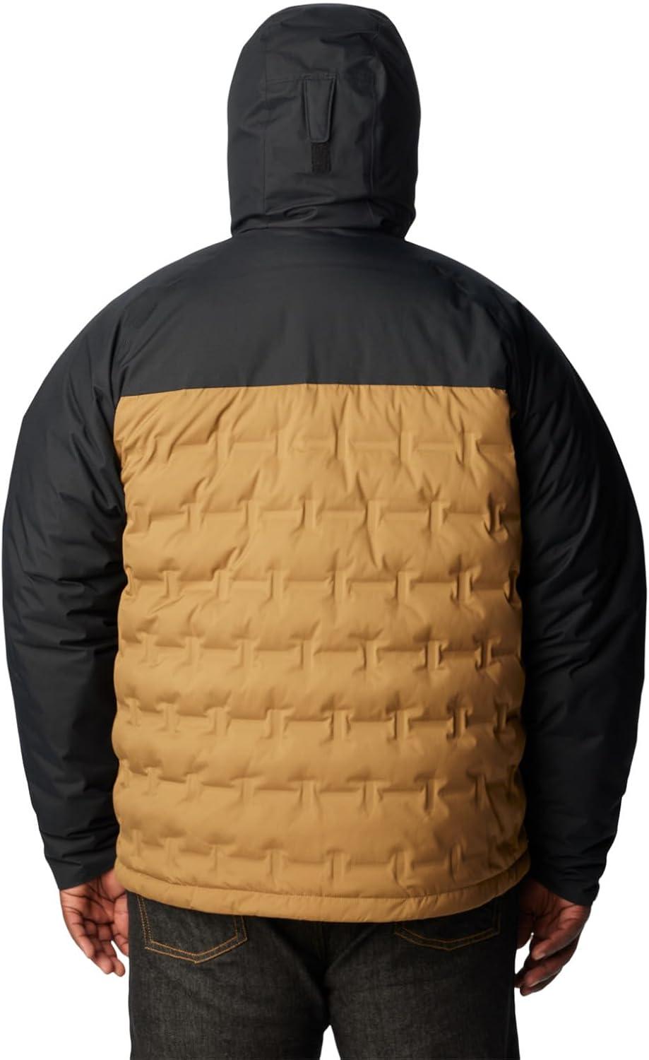 imageColumbia mens Grand Trek III Down Hooded JacketDeltaBlack