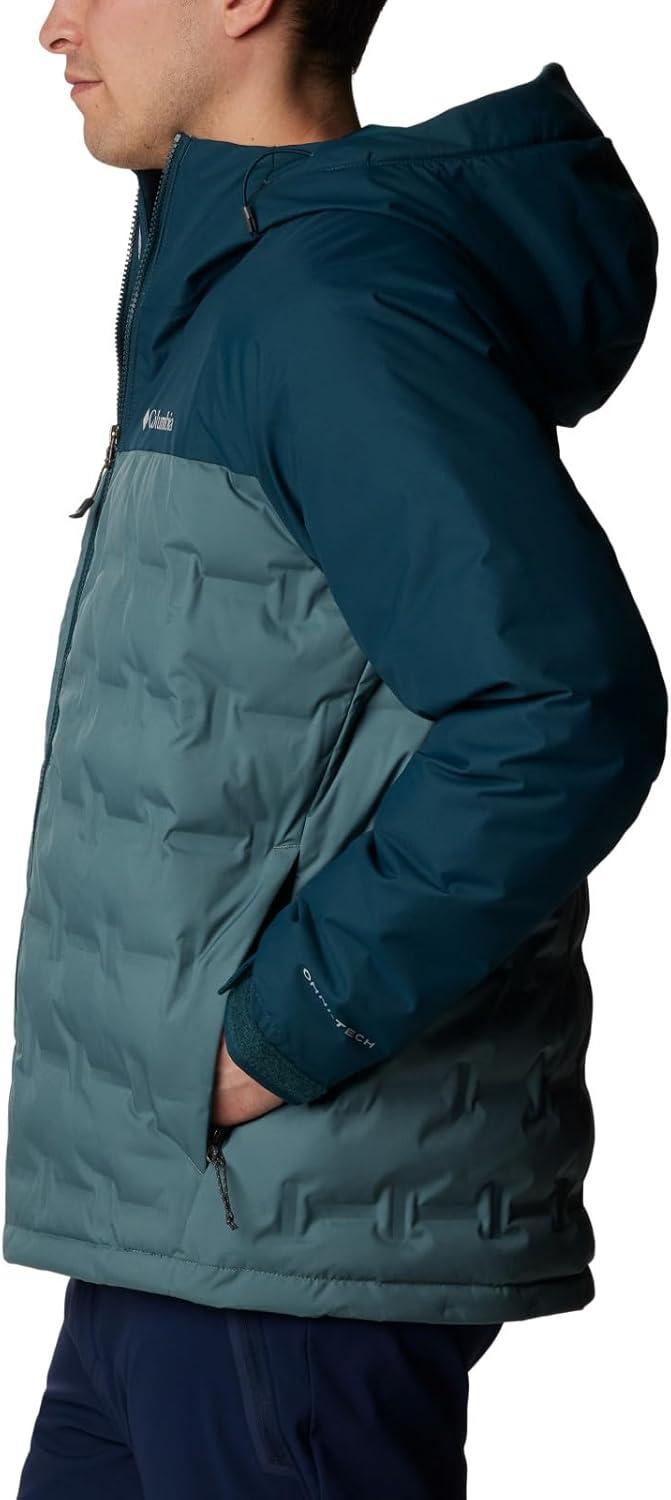 imageColumbia mens Grand Trek III Down Hooded JacketMetal Night Wave