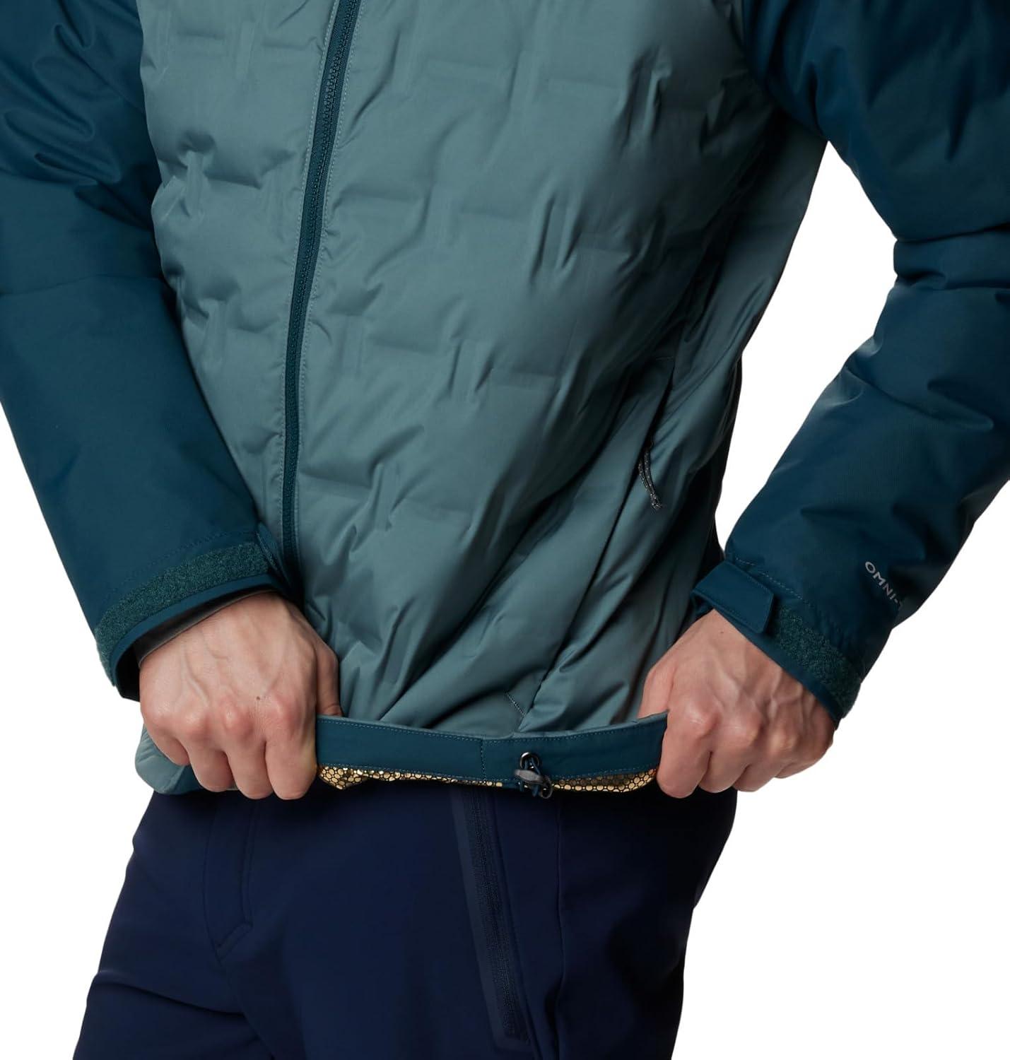 imageColumbia mens Grand Trek III Down Hooded JacketMetal Night Wave