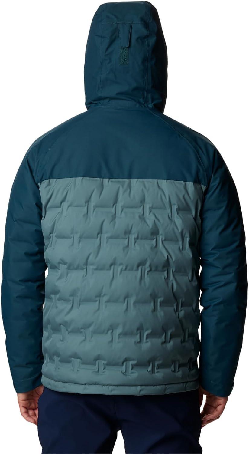 imageColumbia mens Grand Trek III Down Hooded JacketMetal Night Wave