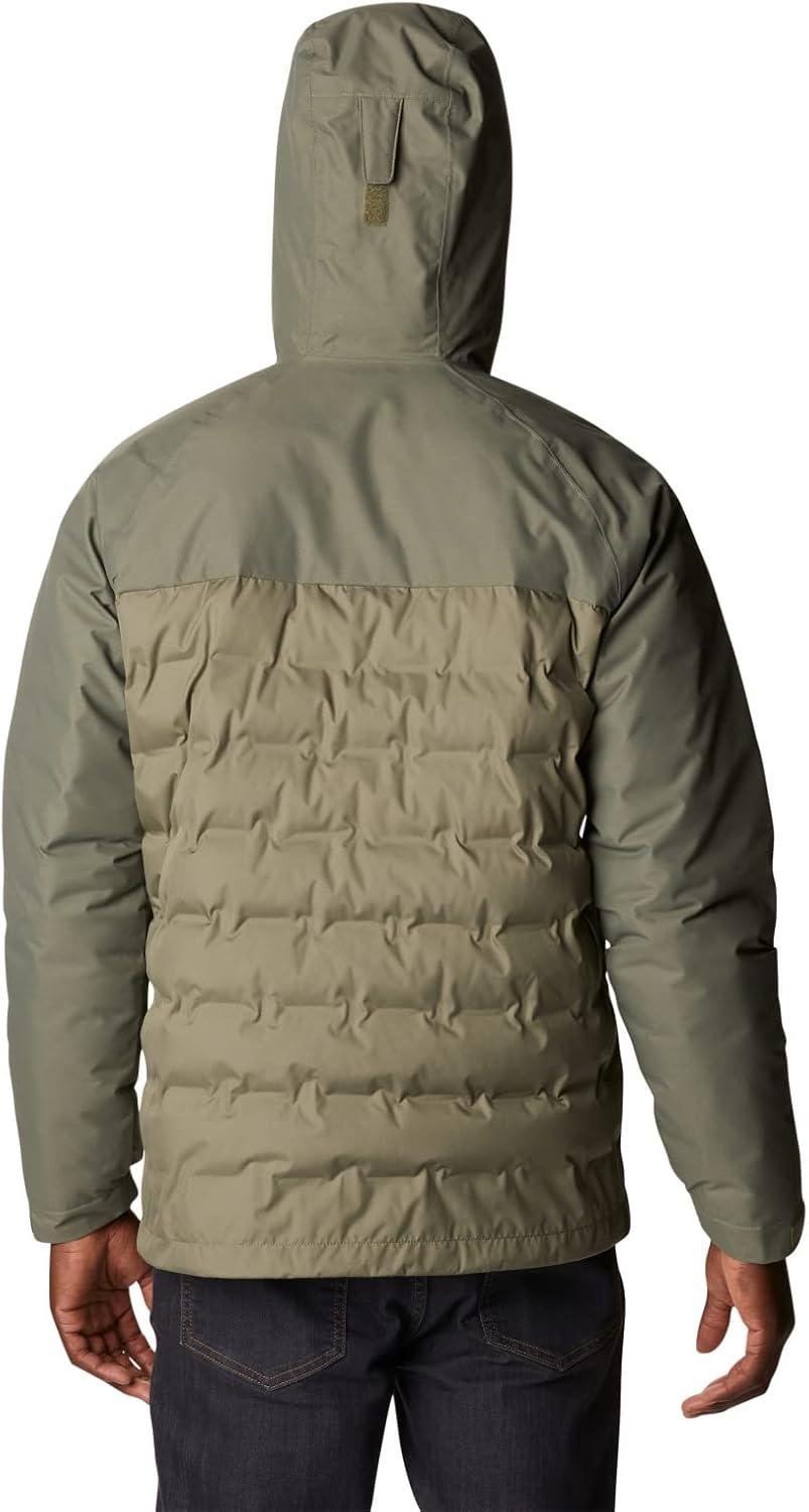 imageColumbia mens Grand Trek III Down Hooded JacketStone Green
