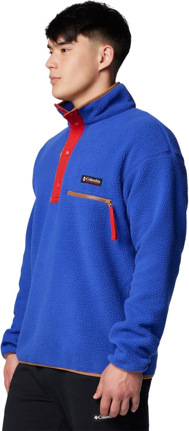 imageColumbia mens Helvetia II Half Snap FleeceClematis Blue
