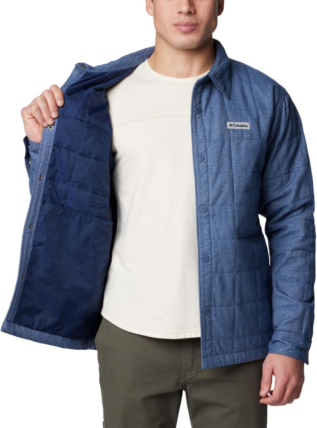 imageColumbia mens Landroamer Quilted Shirt JacketLandroamer Quilted Shirt JacketDark Mountain