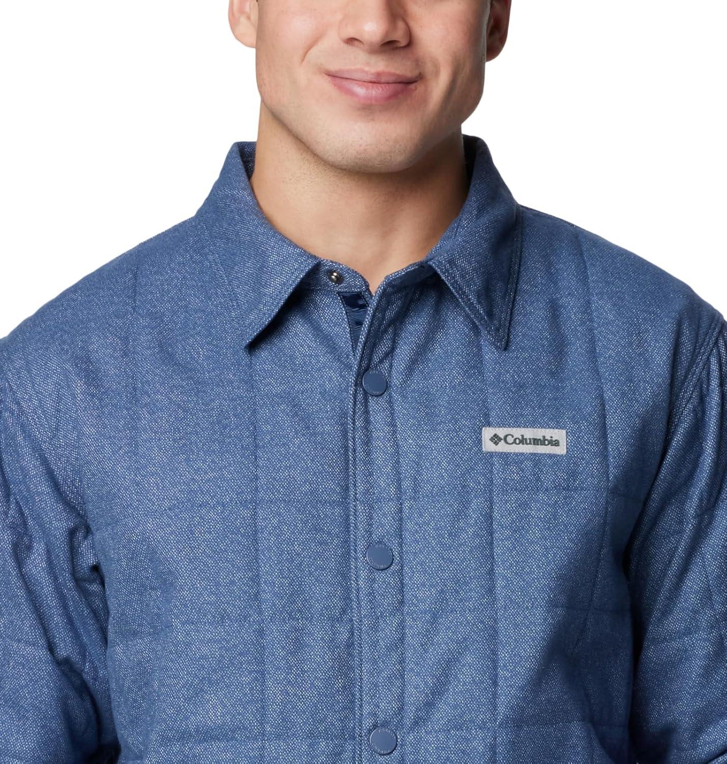 imageColumbia mens Landroamer Quilted Shirt JacketLandroamer Quilted Shirt JacketDark Mountain