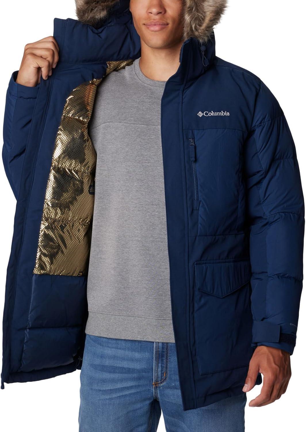 imageColumbia mens Marquam Peak Fusion II ParkaCollegiate Navy