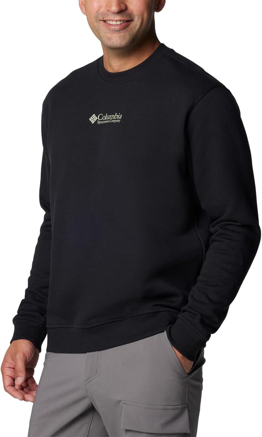 imageColumbia mens Meridian Creek CrewBlackCsc Center Chest