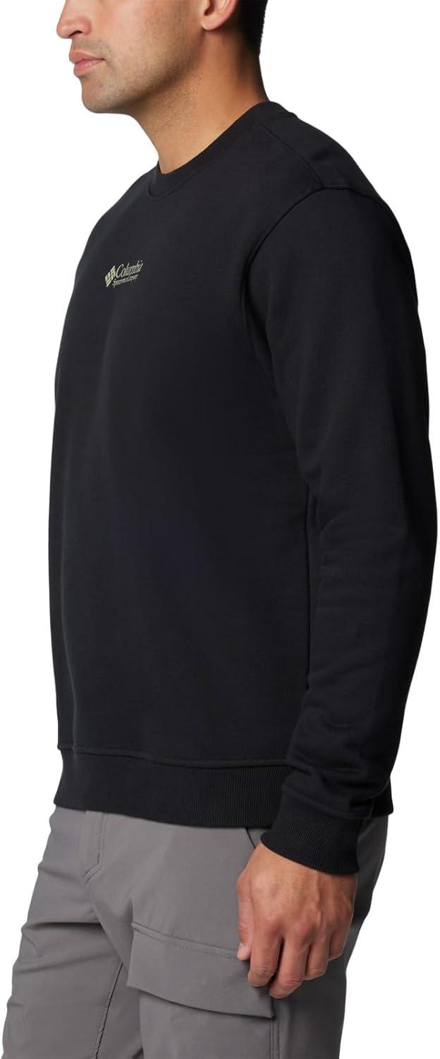 imageColumbia mens Meridian Creek CrewBlackCsc Center Chest