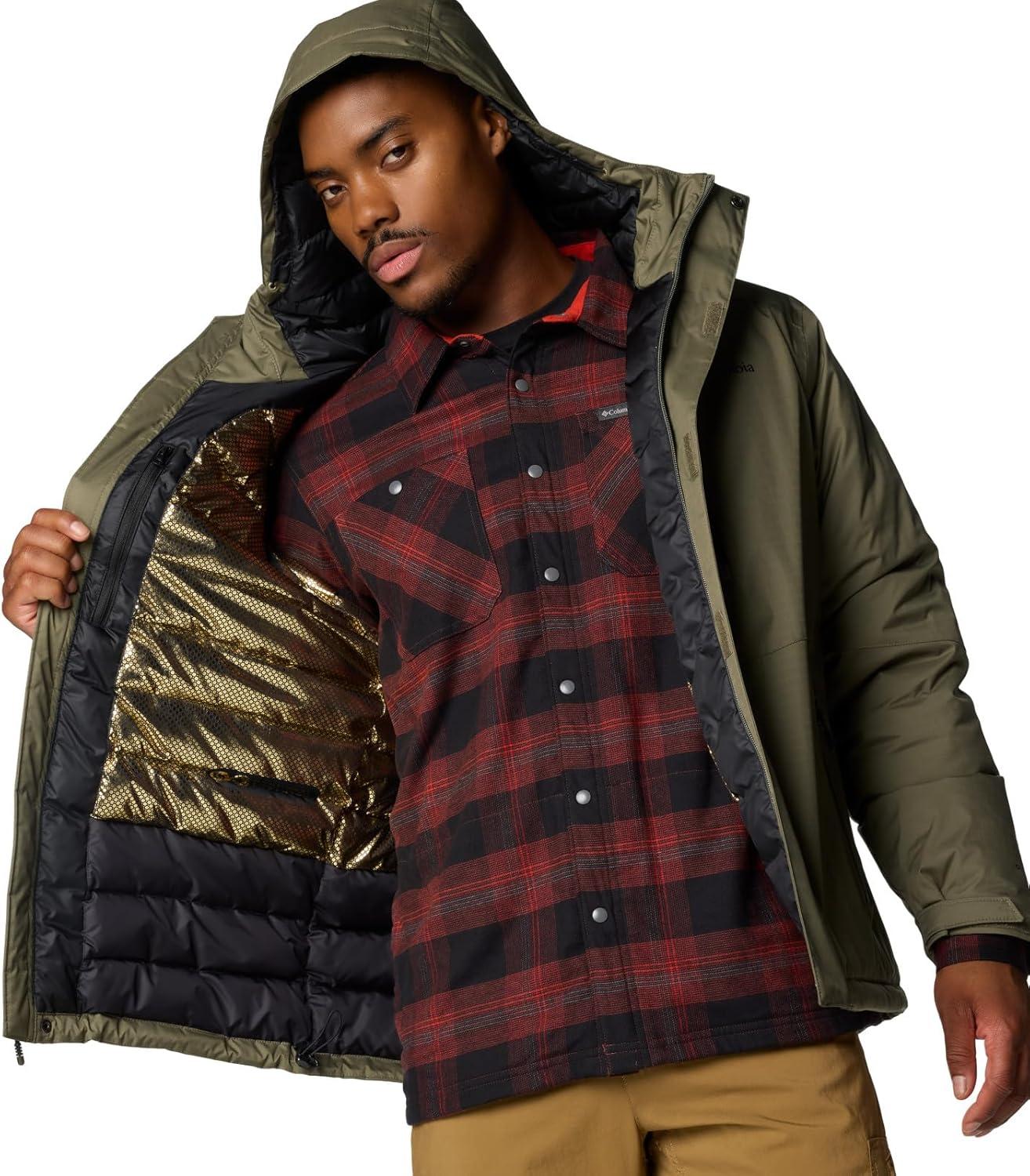 imageColumbia mens Oak Harbor II Insulated JacketStone Green
