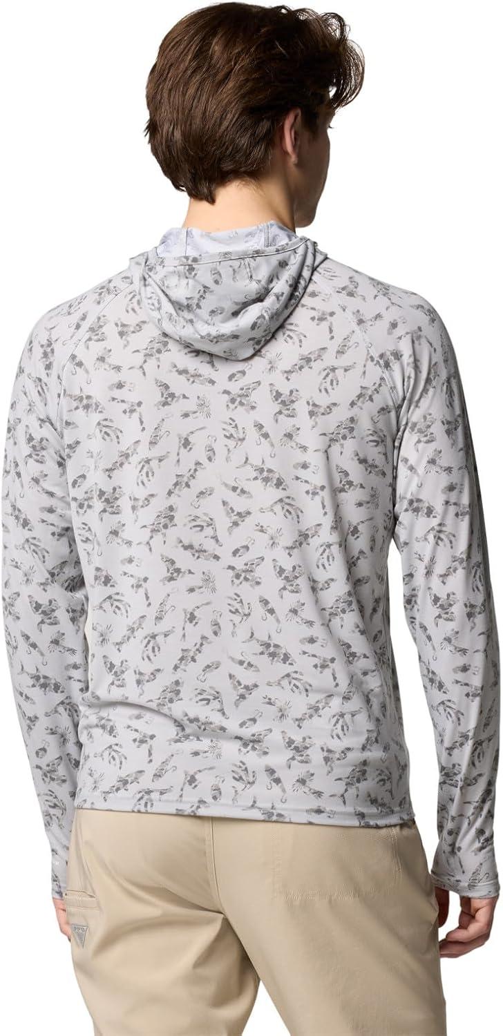 imageColumbia mens Pfg Uncharted HoodieCool Grey Huntfish