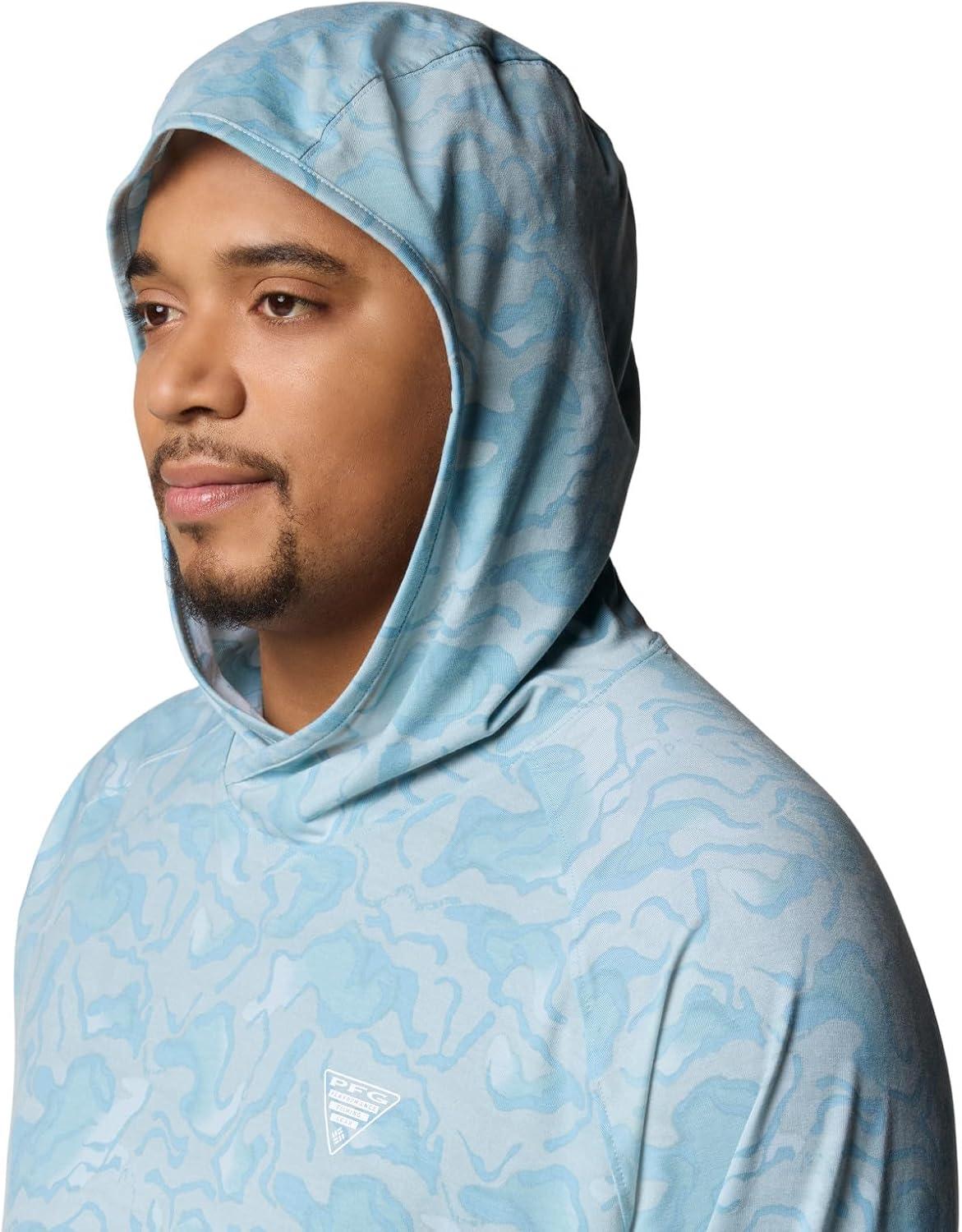 imageColumbia mens Pfg Uncharted HoodieCrushed Blue Swamplands