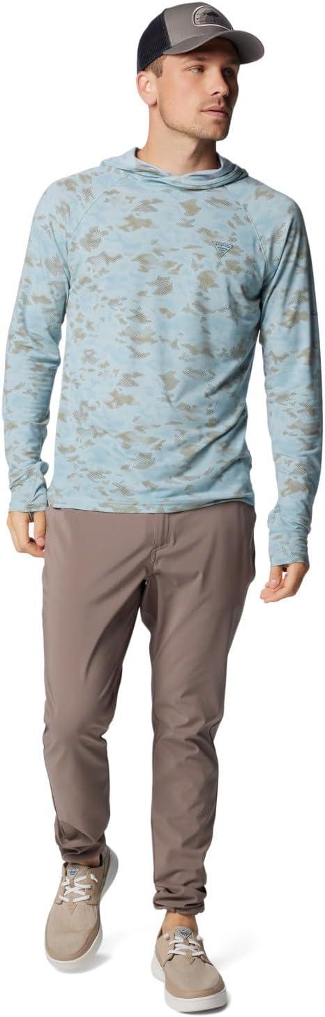 imageColumbia mens Pfg Uncharted HoodieCrushed Blue Uncharted Waters
