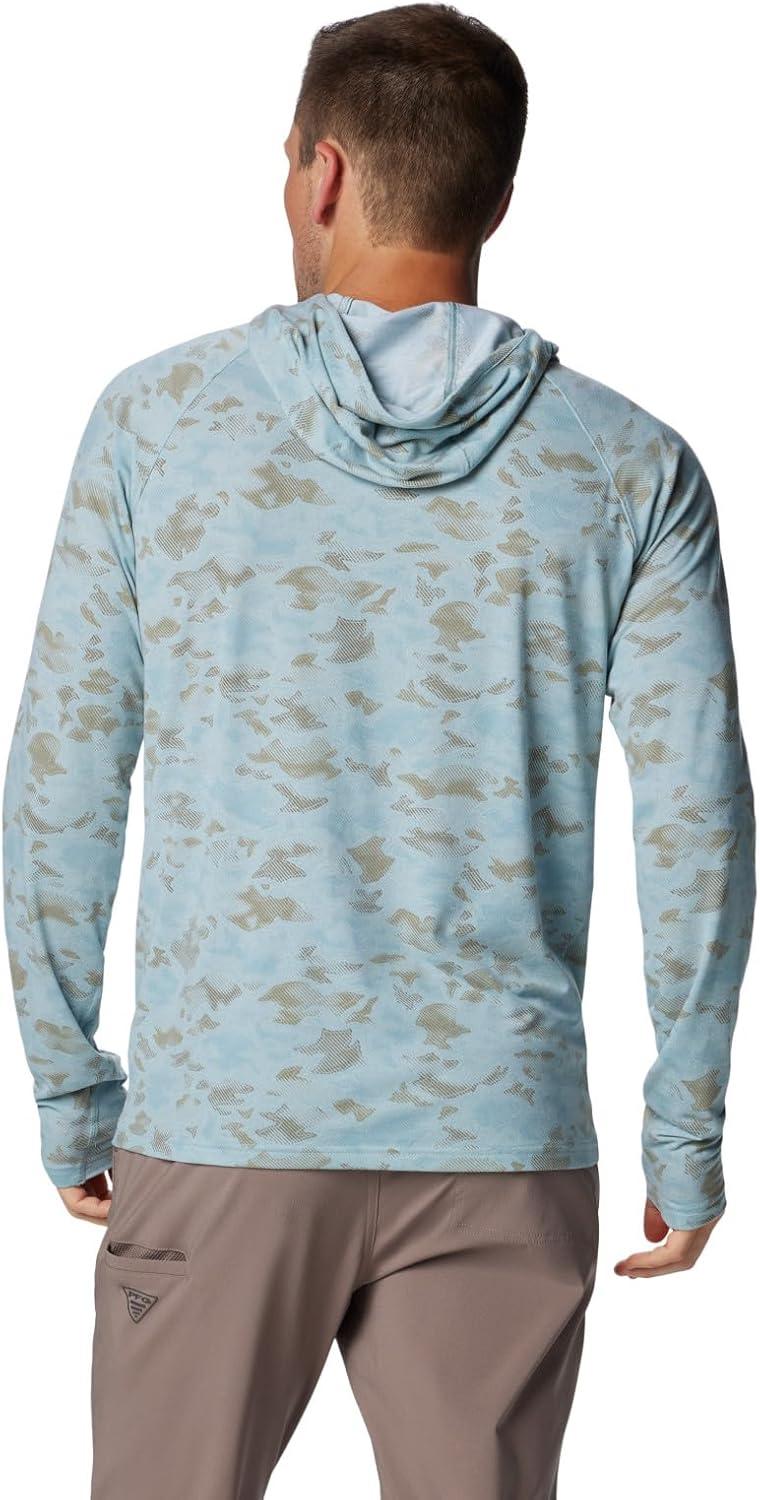 imageColumbia mens Pfg Uncharted HoodieCrushed Blue Uncharted Waters
